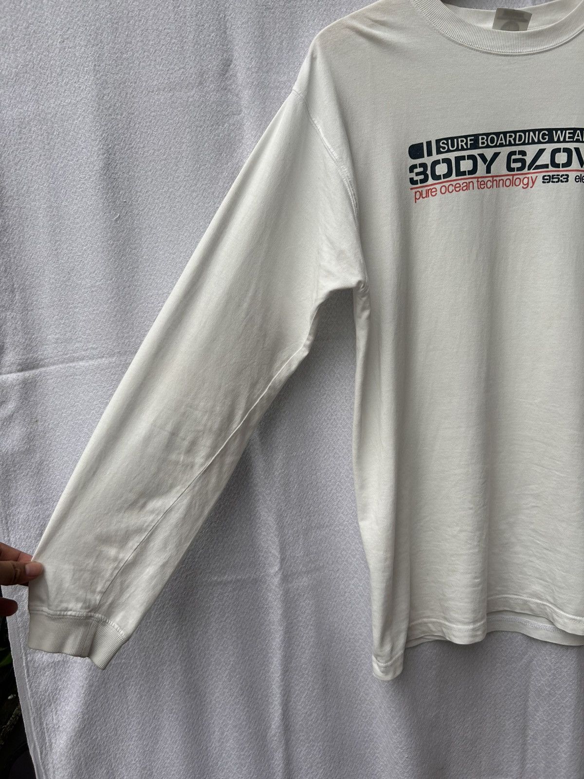 Body Glove × Japanese Brand Body glove sweatshirt white longsleeve Size US L / EU 52-54 / 3 - 4 Thumbnail