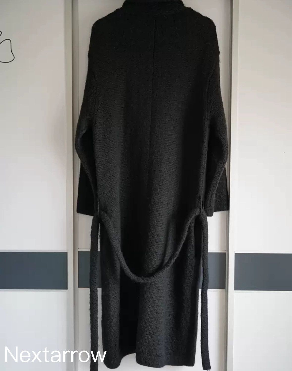 Yohji Yamamoto Yohji Yamamoto 10aw Curled Knitted Belt Coat 2412-Nextarrow Size US M / EU 48-50 / 2 - 2 Thumbnail