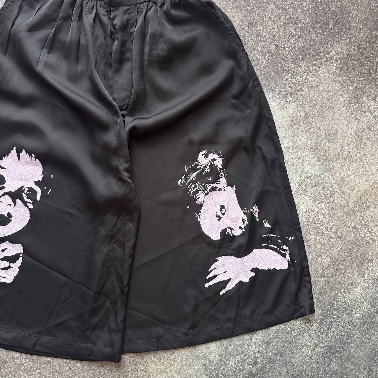 Yohji Yamamoto Yohji Yamamoto Pour Homme SS22 O-Beroko Silk Wide Shorts Size US 32 / EU 48 - 6 Thumbnail
