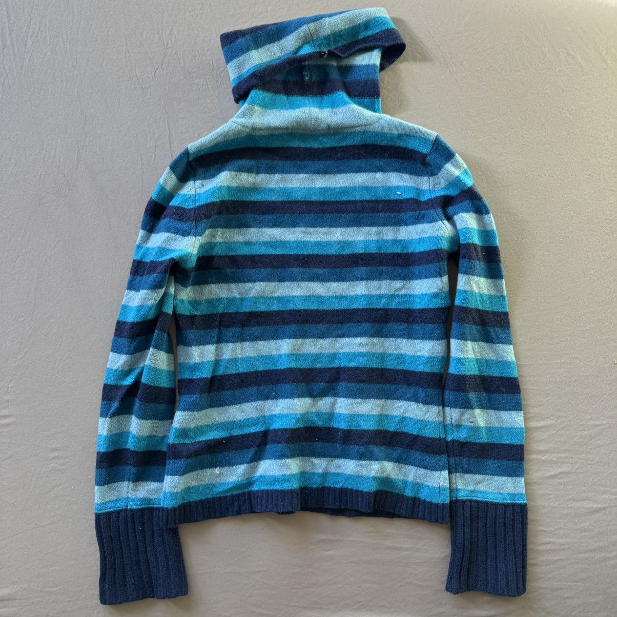 Old Navy Vintage Y2K Old Navy Stripe Wool Turtleneck Sweater Size M / US 6-8 / IT 42-44 - 2 Thumbnail