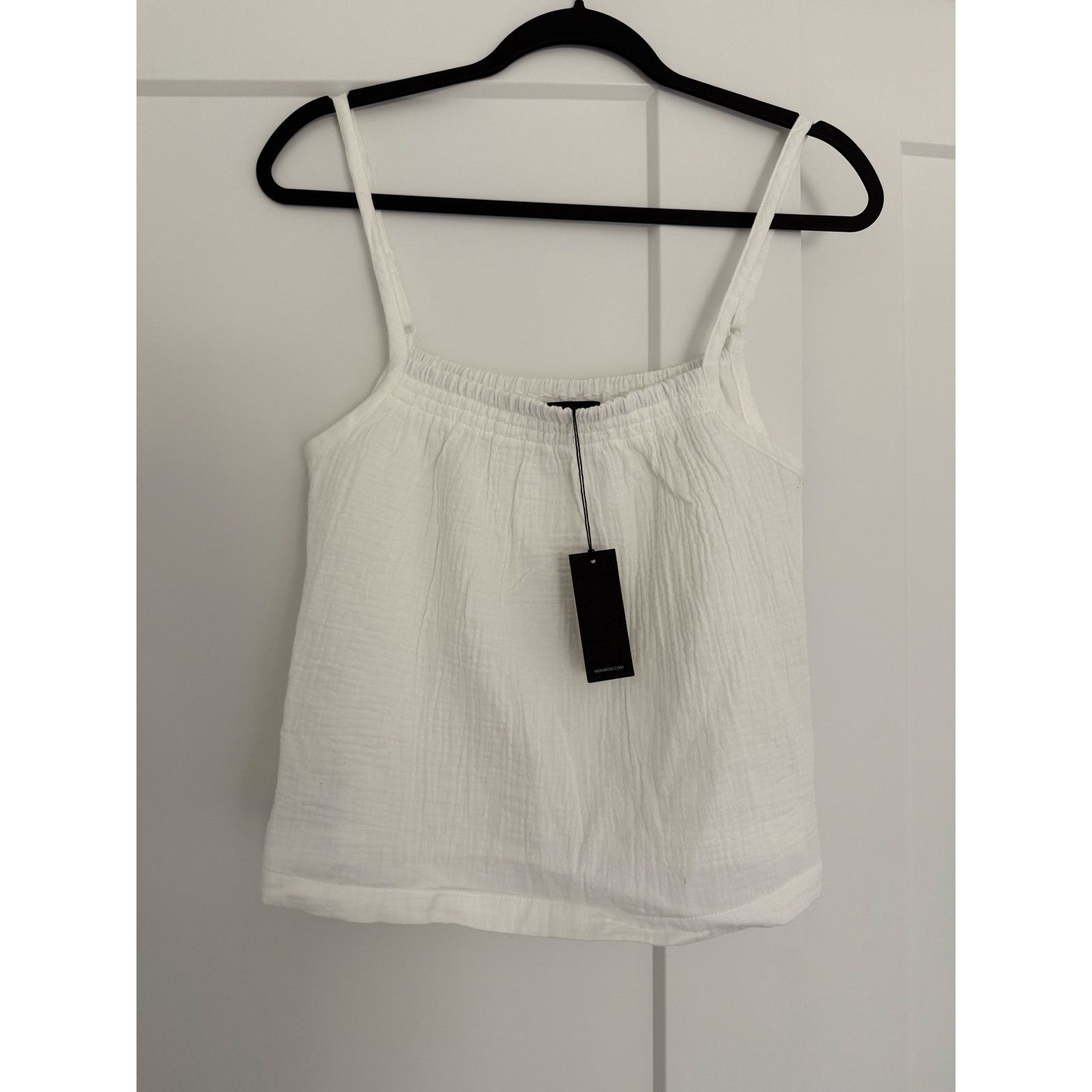 MONROW New Monrow Cotton Gauze Tank Top Small $144 Size S / US 4 / IT 40 - 7 Thumbnail