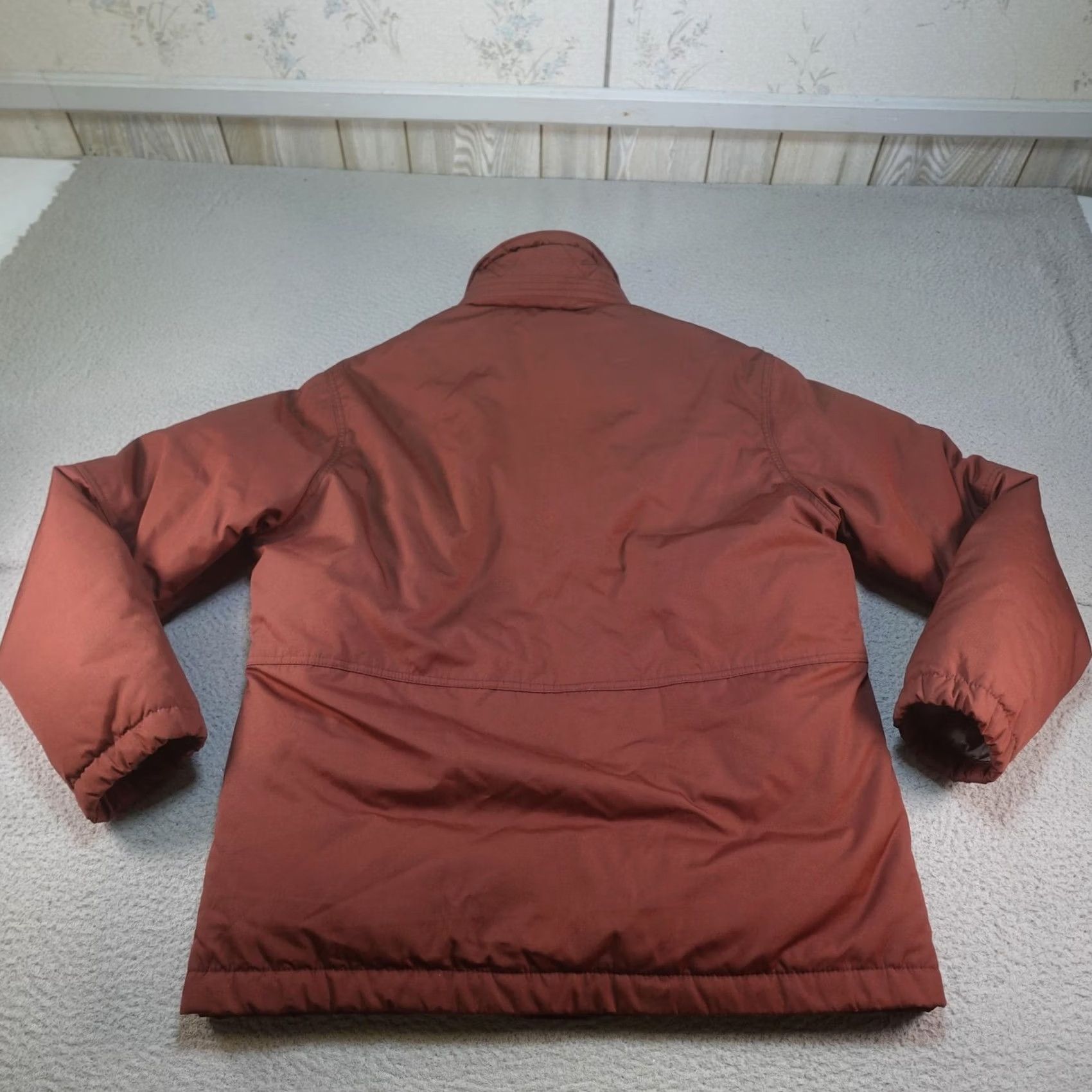 Vintage VINTAGE Adventure Gear Vagabond Jacket Mens XL Brown Down Puffer Canvas Zip Stand-Up Collar Winter Hiking Skiing Outdoor Size US XL / EU 56 / 4 - 7 Thumbnail