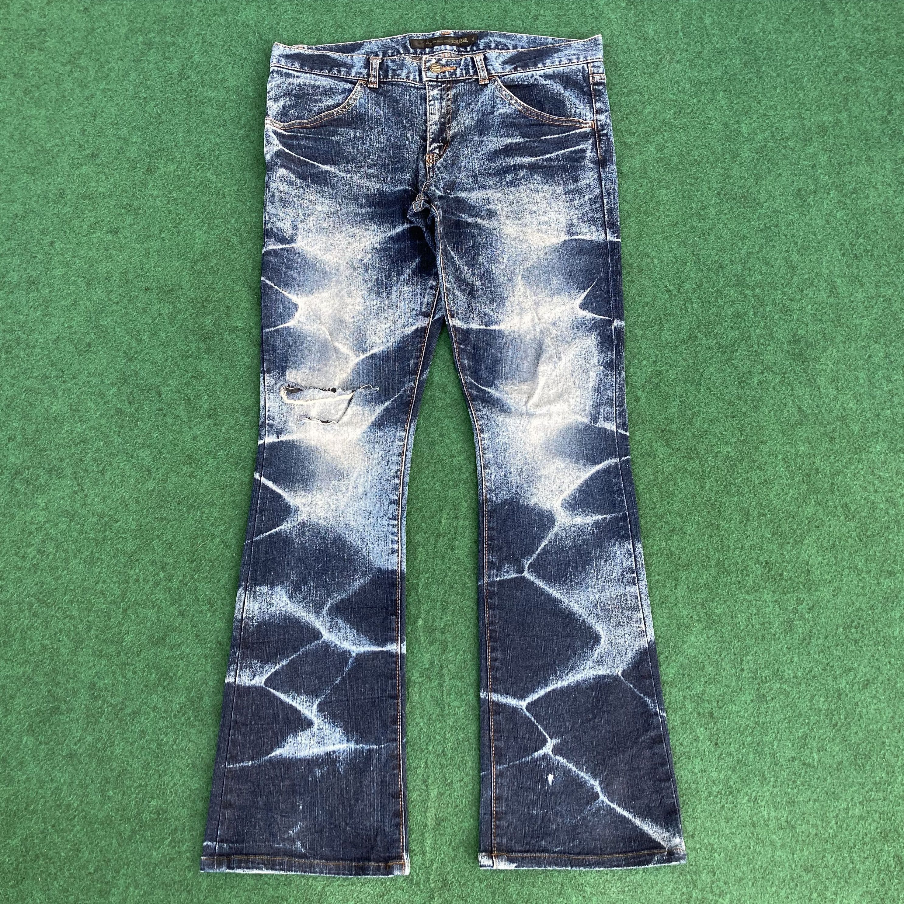 Japanese Brand × Schlussel Vtg Schlussel Men's Bootcut Flare Jeans Size US 34 / EU 50 - 1 Thumbnail