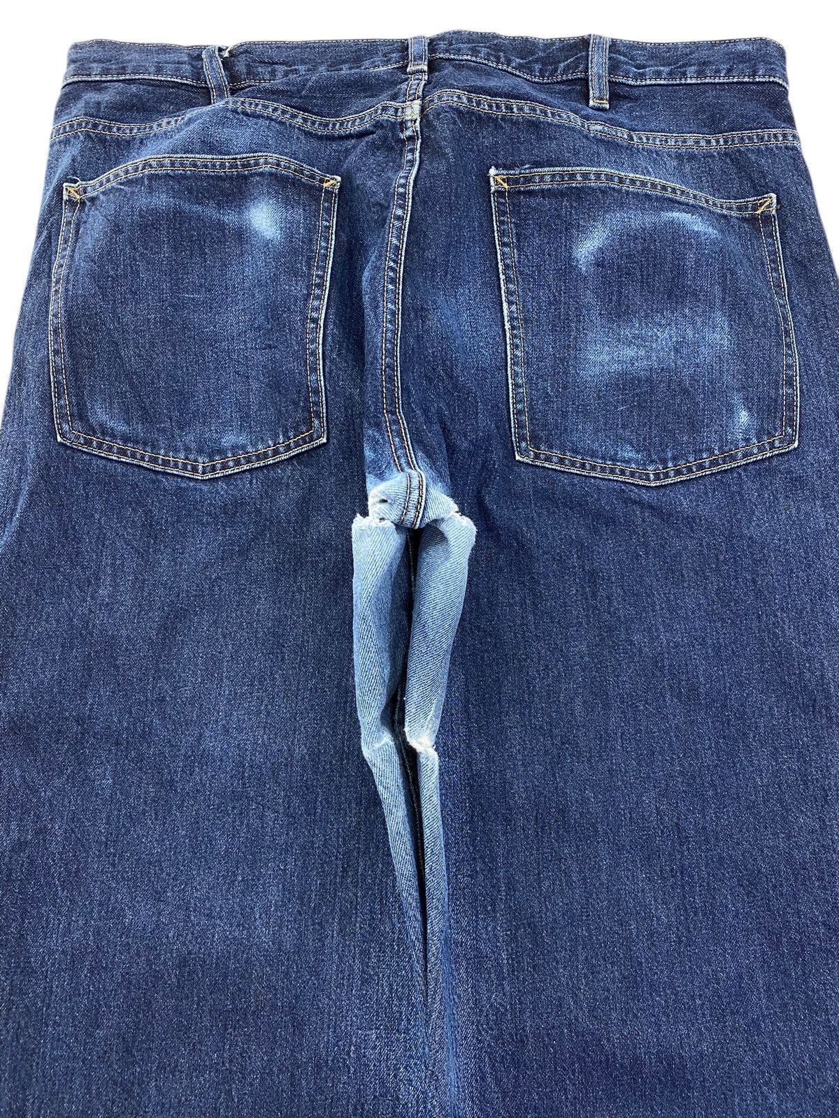 Uniqlo Uniqlo Blue Wash Denim Style Baggy Jeans Size US 38 / EU 54 - 4 Thumbnail