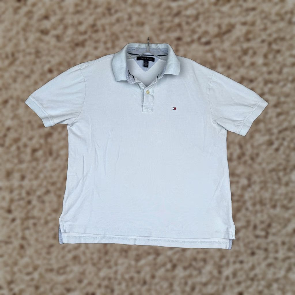 Tommy Hilfiger Tommy Hilfiger Polo Shirt Men Large Blue 100% Cotton Short Sleeve Golf Size US L / EU 52-54 / 3 - 1 Thumbnail