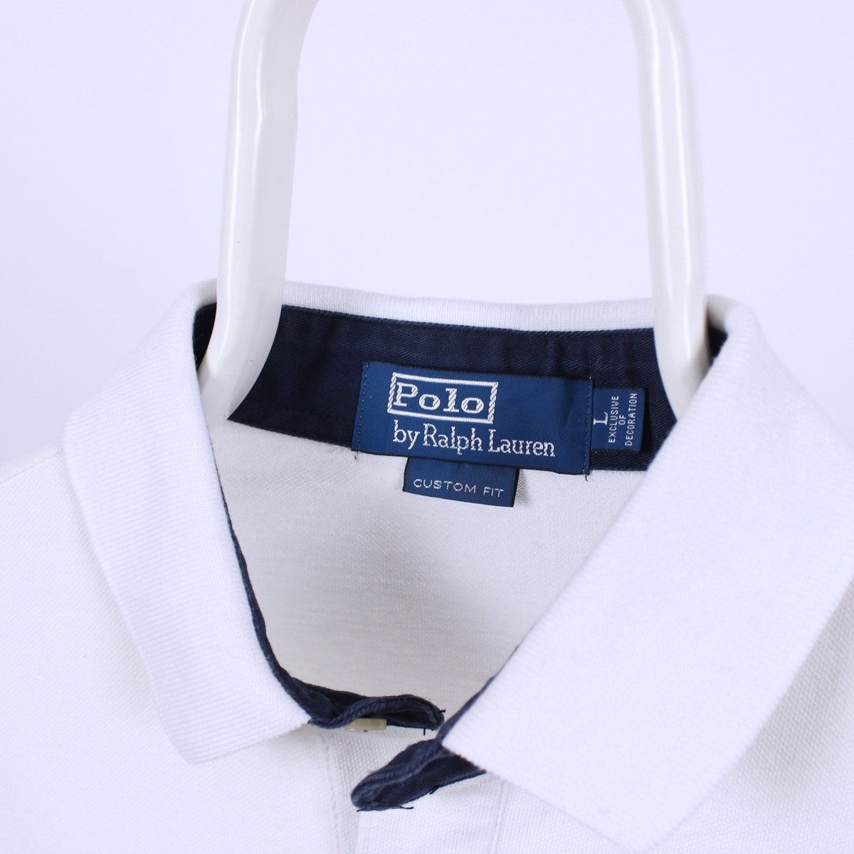 Polo Ralph Lauren Vintage Polo Ralph Lauren Polo Short Sleeve Size US L / EU 52-54 / 3 - 3 Thumbnail