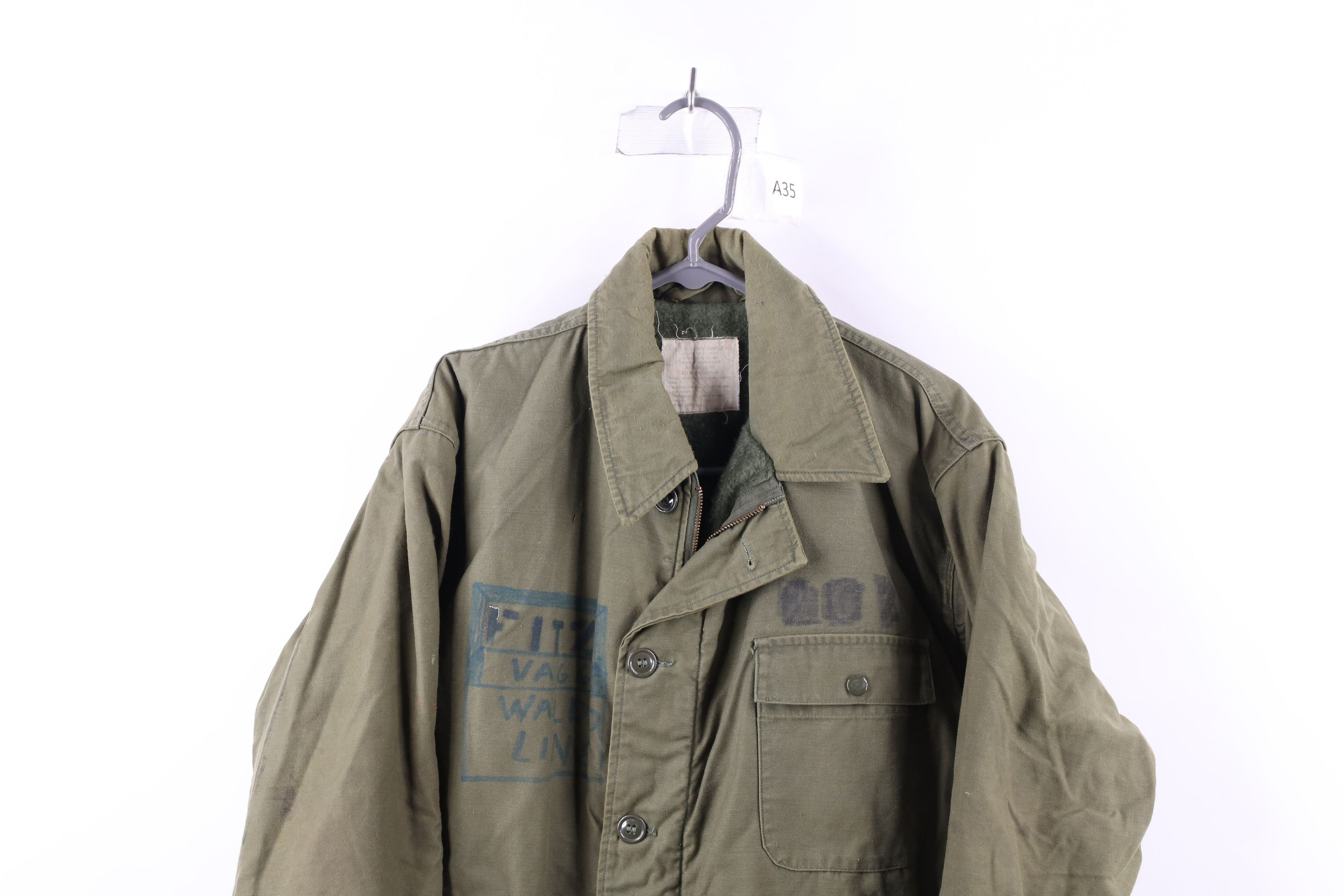 Vintage Vintage 70s Vietnam War Permeable A-2 Deck Jacket USA Size US L / EU 52-54 / 3 - 2 Thumbnail