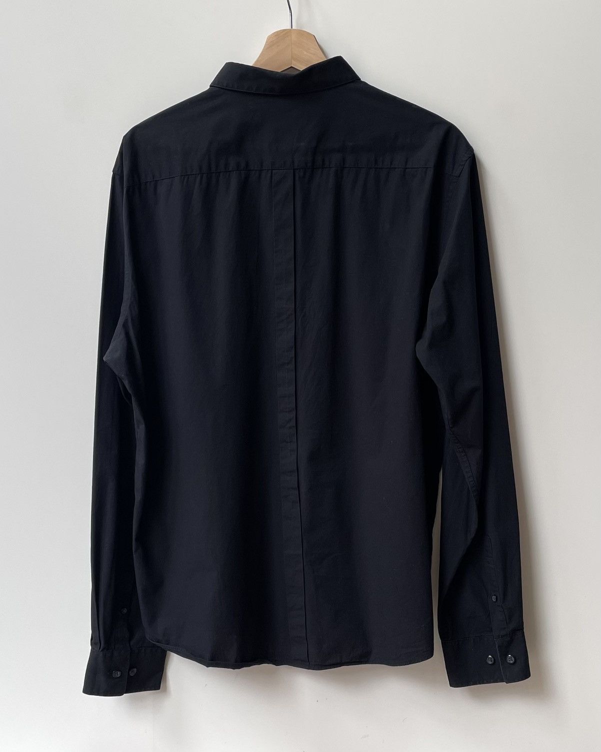 Donna Karan Vintage Donna Karan NY Black Cotton Shirt Size M / US 6-8 / IT 42-44 - 4 Thumbnail