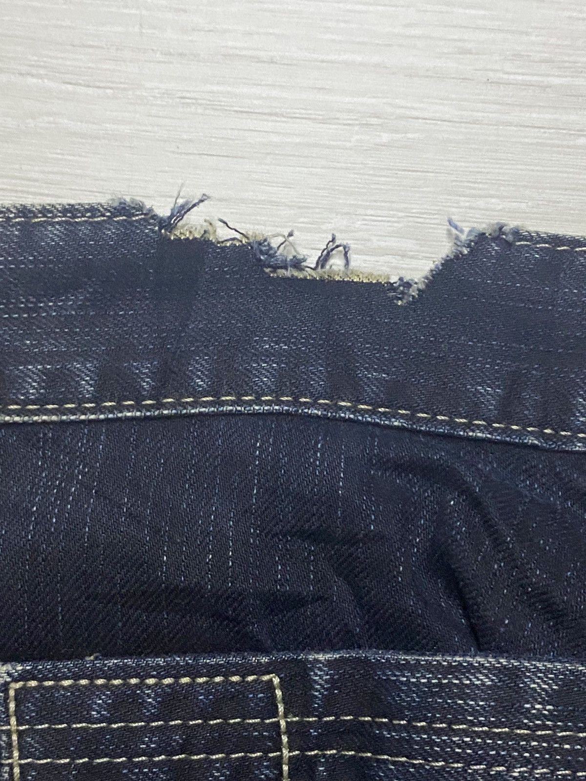 Edwin Japanese Brand Edwin XV Baggy Twisted Leg Distressed Jeans Size US 34 / EU 50 - 15 Thumbnail