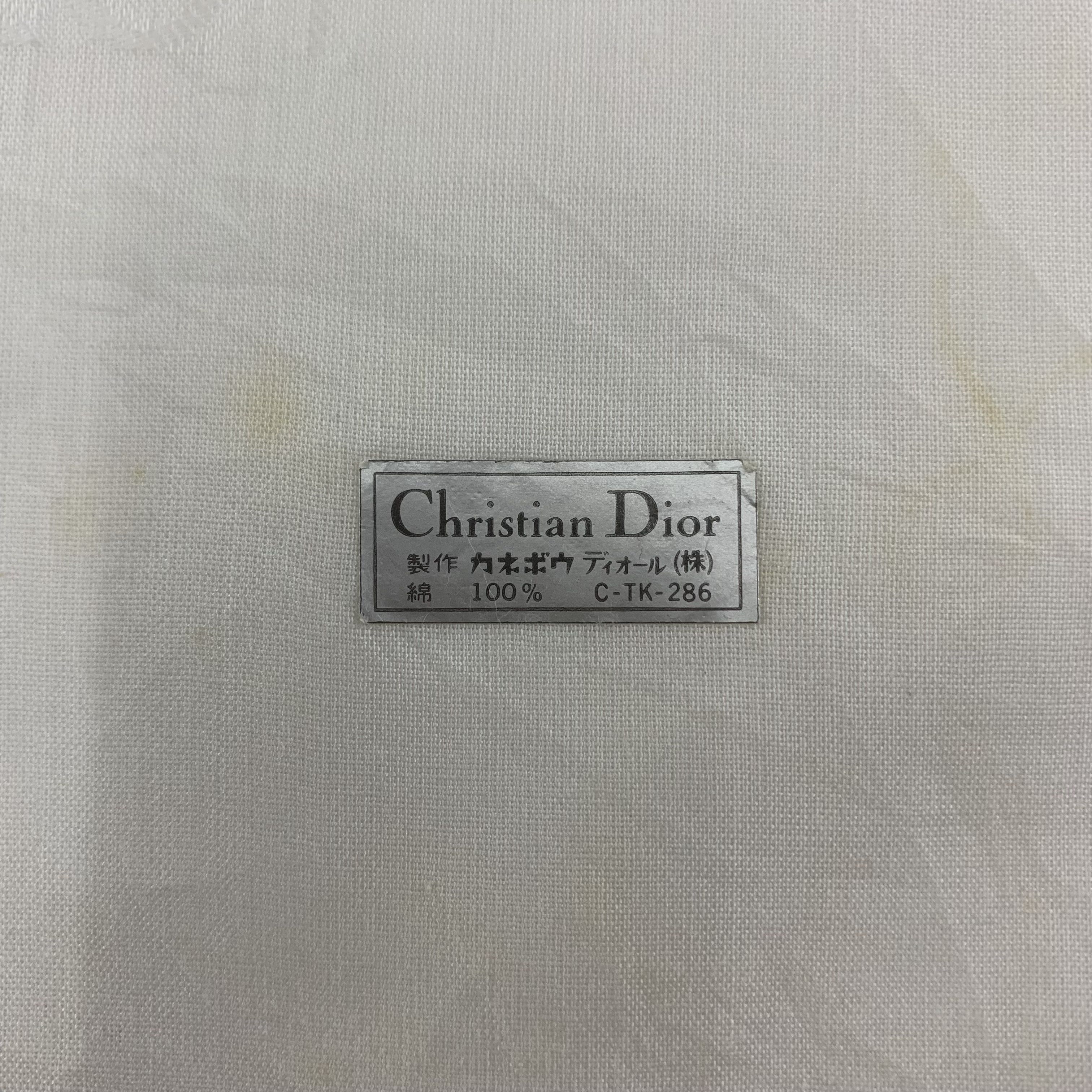 Christian Dior Monsieur Christian Dior Handkerchief Bandana Neckerchief TB3446 Size ONE SIZE - 4 Thumbnail