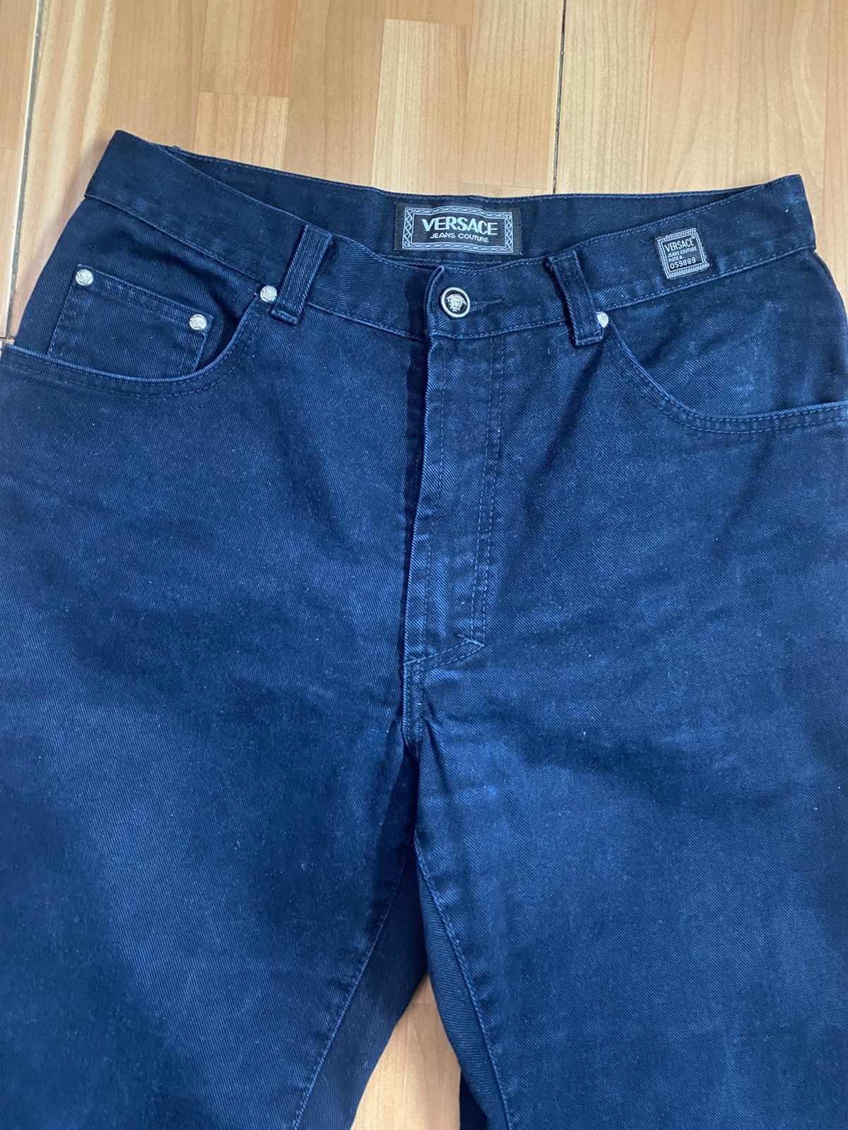 Versace Versace Jeans Couture Men’s Dark Blue Jeans 34 Vintage Size US 34 / EU 50 - 3 Thumbnail
