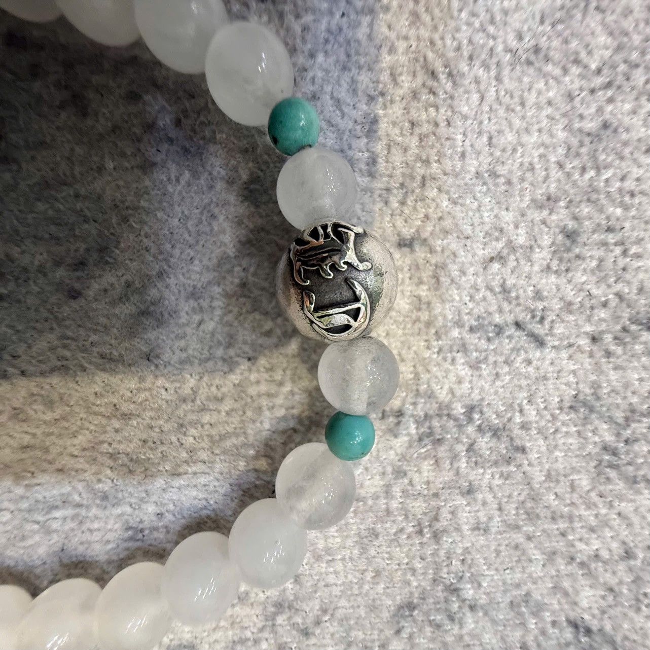 Chrome Hearts Chrome Hearts White Agate Turquoise Beaded Bracelet Size ONE SIZE - 5 Thumbnail
