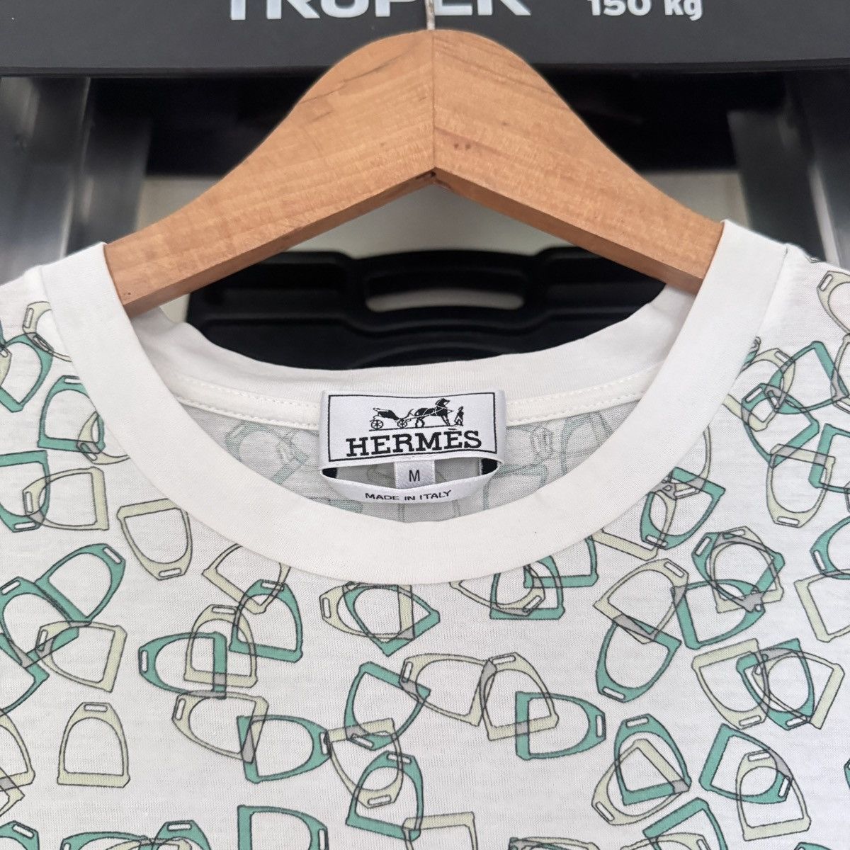 Hermes Hermes Chain Print T-Shirt Size US M / EU 48-50 / 2 - 8 Thumbnail