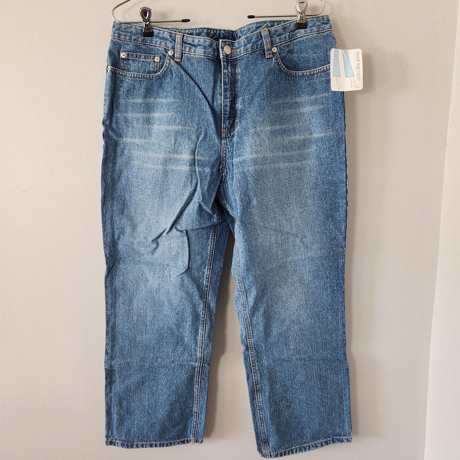 Ann Taylor Ann Taylor Blue Stretch Crop Jeans Size 12 New NWT Size 34" / US 12 / IT 48 - 1 Thumbnail
