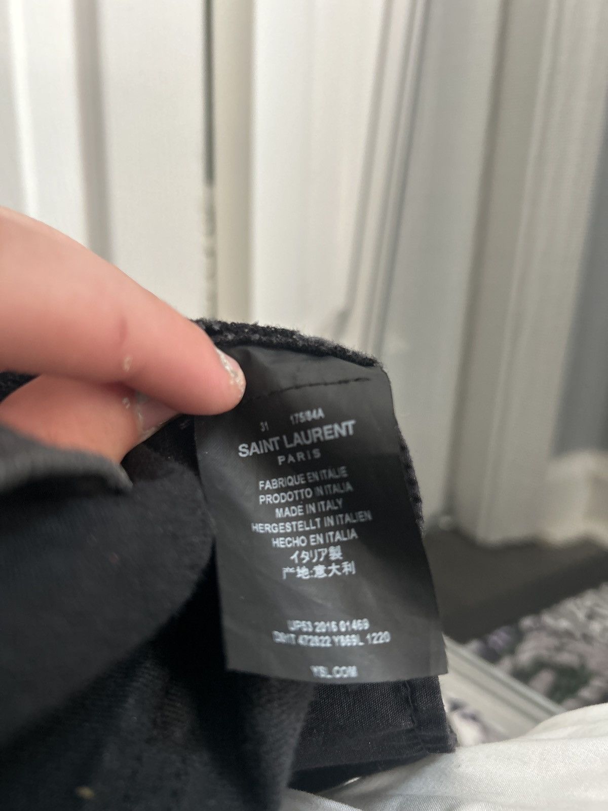 Saint Laurent Paris Saint Laurent D02 M/SK-LW (in black) Size US 29 - 6 Thumbnail