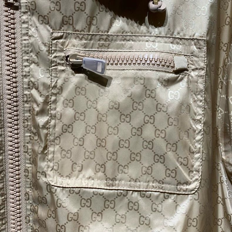 Gucci Gucci Khaki full print logo charge jacket 2501-Nextarrow Size US XXS / EU 40 - 7 Thumbnail