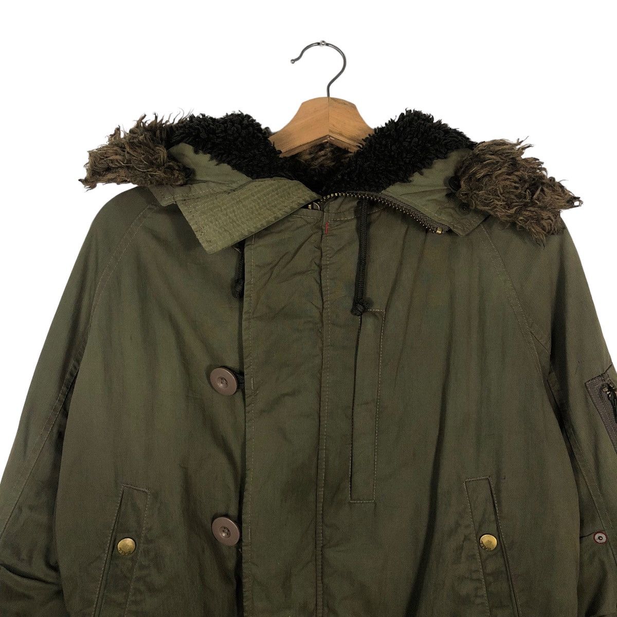 Japanese Brand 🔥90s Vintage Bomber Jacket Ball Mink Fur Hoodie IsseyMiyake Size US M / EU 48-50 / 2 - 2 Thumbnail