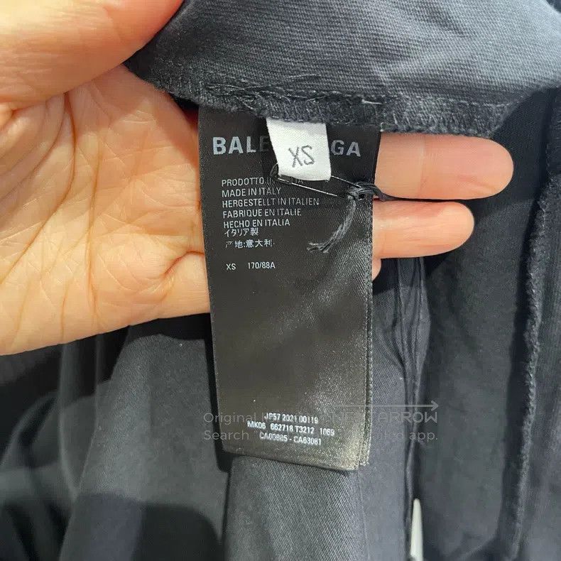 Balenciaga Balenciaga Hooded Faux Two-Piece Sweater with Holes Size US XS / EU 42 / 0 - 5 Thumbnail