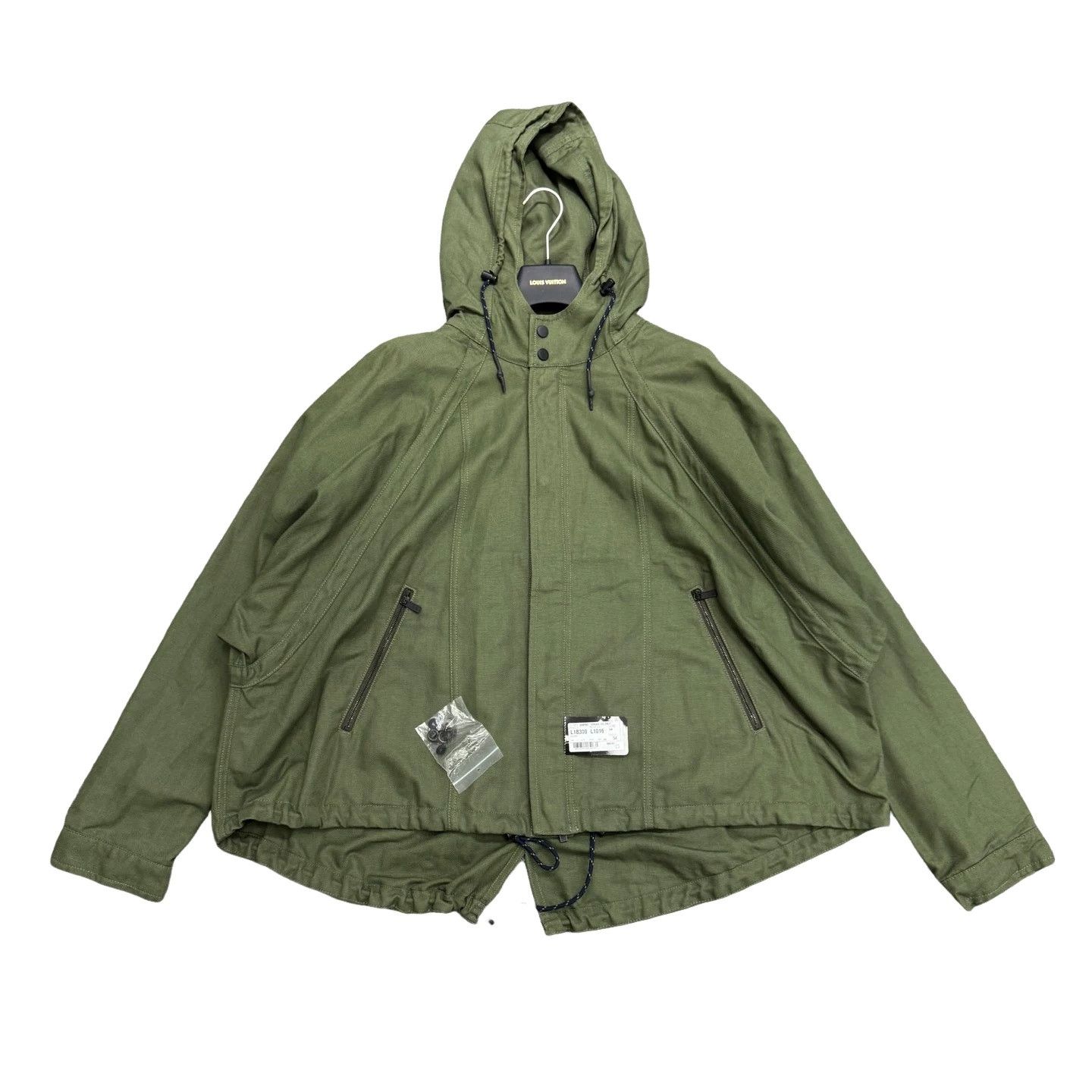 Emporio Armani Emporio Armani Hooded Cotton Jacket Size L Size US L / EU 52-54 / 3 - 1 Thumbnail
