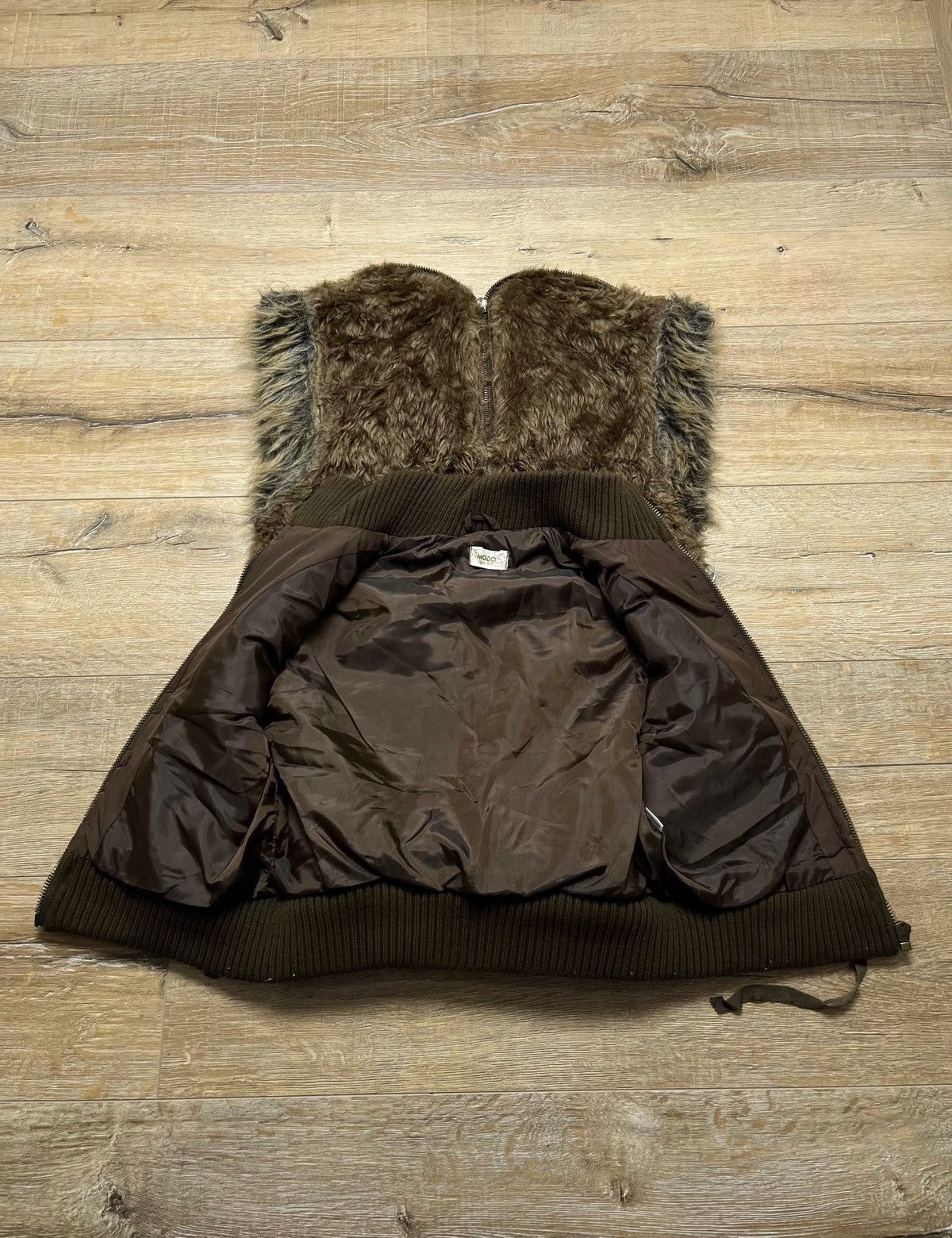 Hysteric Glamour Avant Garde Y2K Fur Hood Zip Vest 00s Size US S / EU 44-46 / 1 - 8 Thumbnail