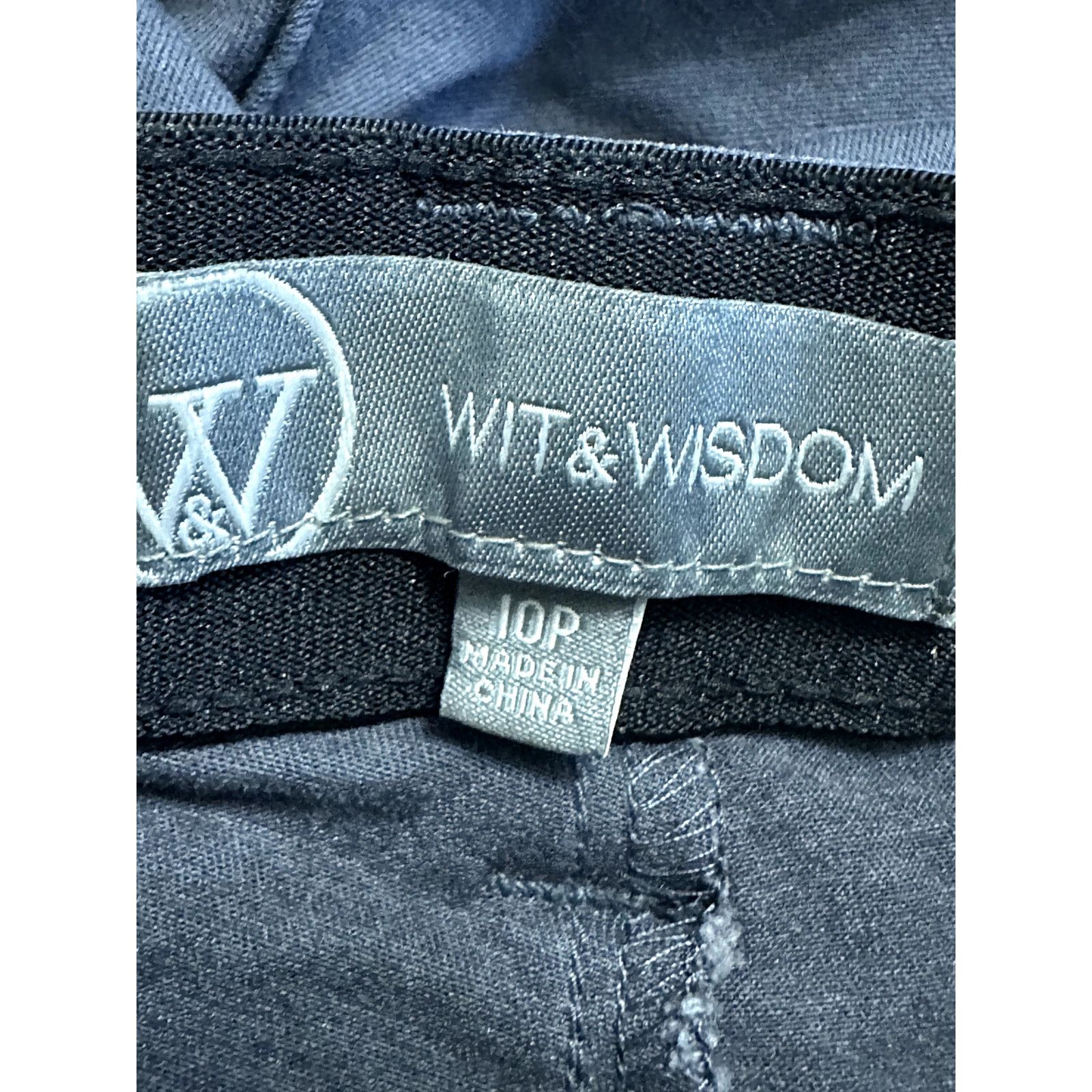 Other Wit & Wisdom Absolution Ankle Skimmer Pants Gray Women's 10P Size 32" / US 10 / IT 46 - 8 Thumbnail
