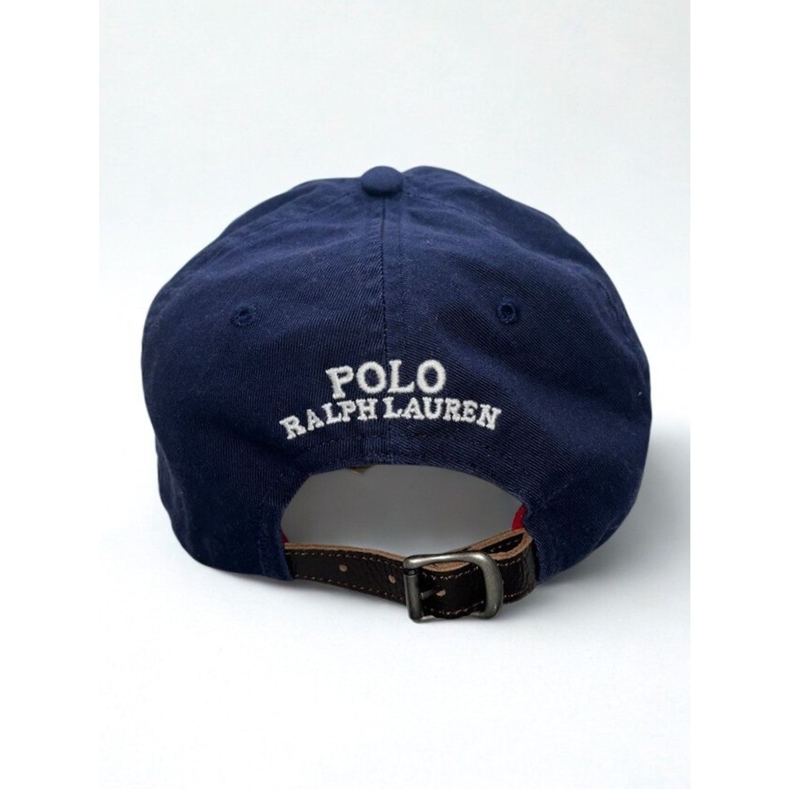 Polo Ralph Lauren Polo Ralph Lauren Polo Bear Baseball Hat Leather Strap Size ONE SIZE - 7 Thumbnail