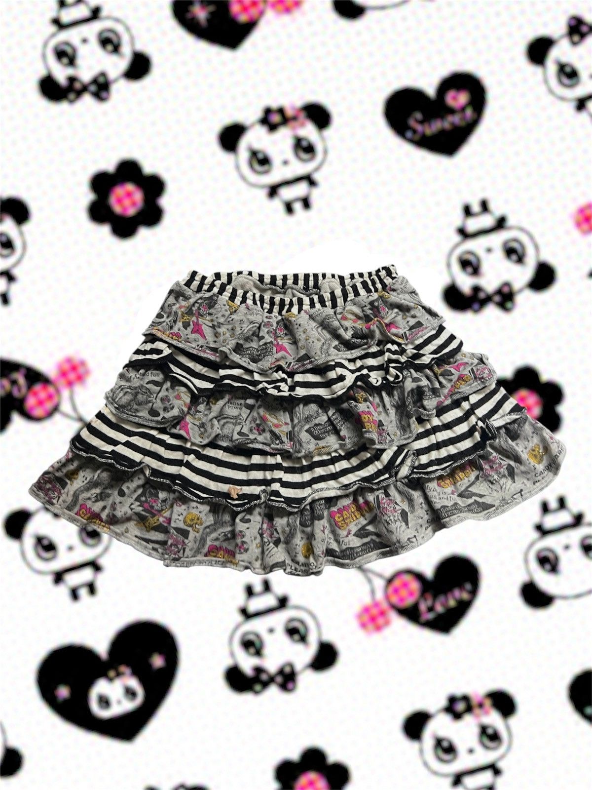 Hysteric Glamour Candy stripper harajuku layered skirt Size 27" / US 4 / IT 40 - 1 Thumbnail