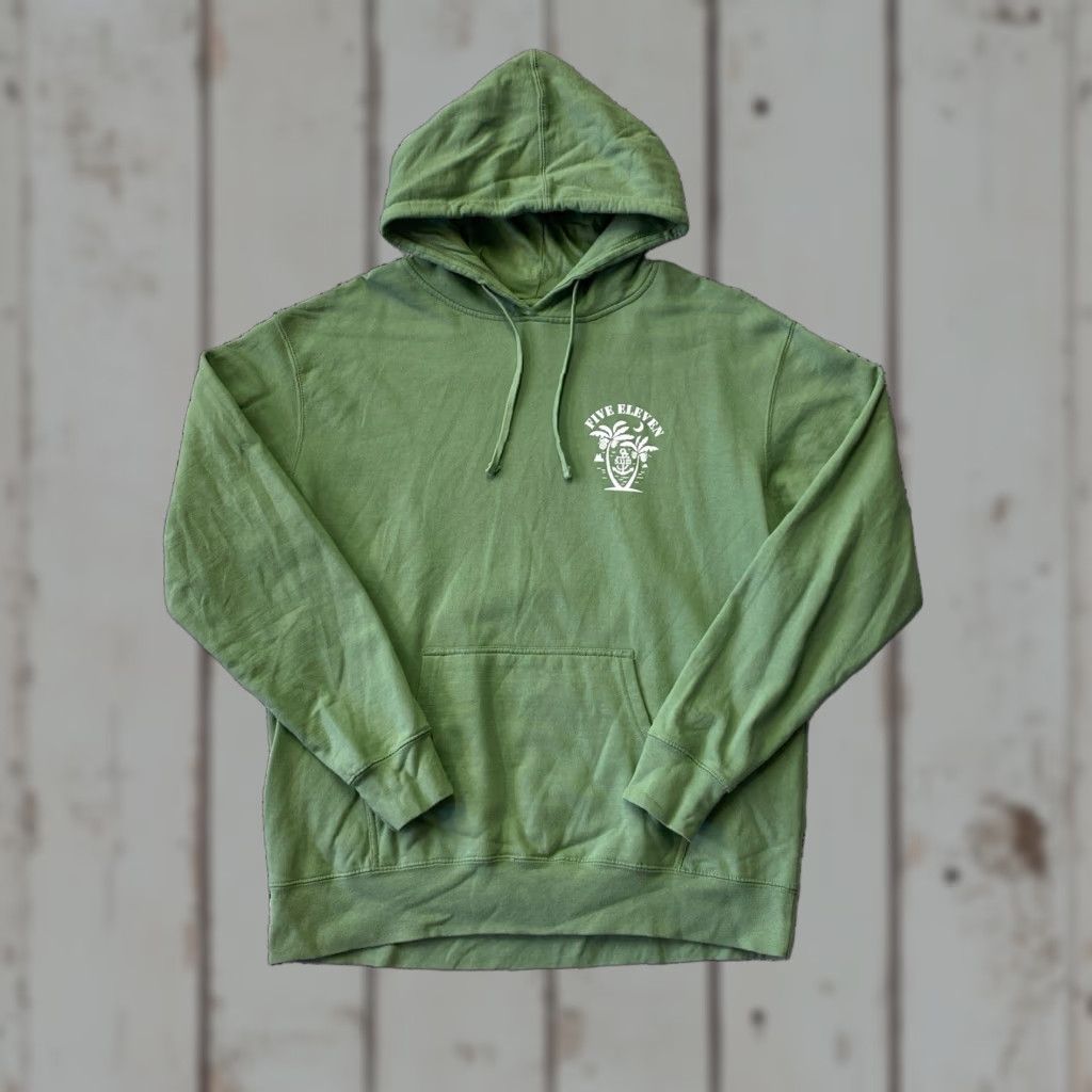 Vintage 5.11 Tactical Hoodie Mens XL Palm Tress Fleece Pullover Green Size US XL / EU 56 / 4 - 1 Thumbnail