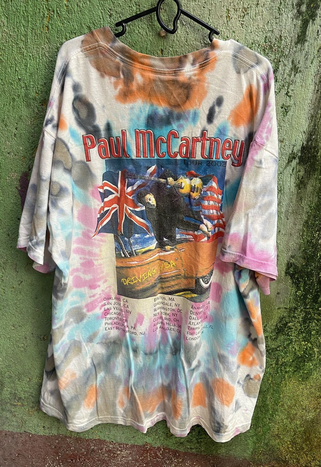 00's Paul McCartney World Tour 2002 Tシャツ Paul McCartney Driving USA Tour 2002 T Shirt-Giant-2000s