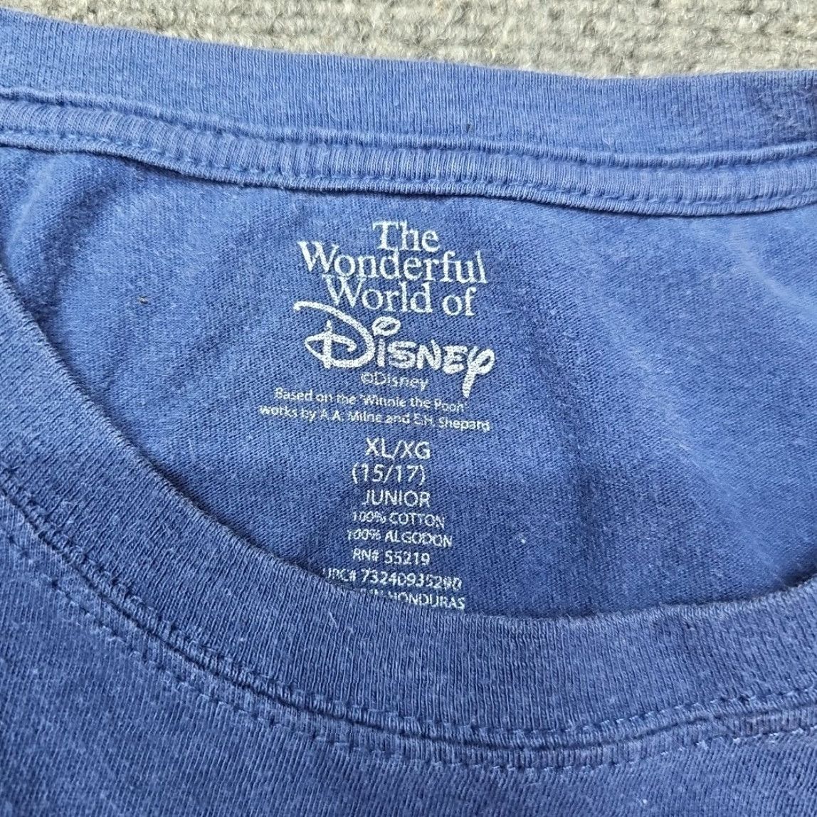 Disney Walt Disney EEyore T-Shirt Cap Short Sleeve Blue Junior XL Women Size XL / US 12-14 / IT 48-50 - 7 Thumbnail