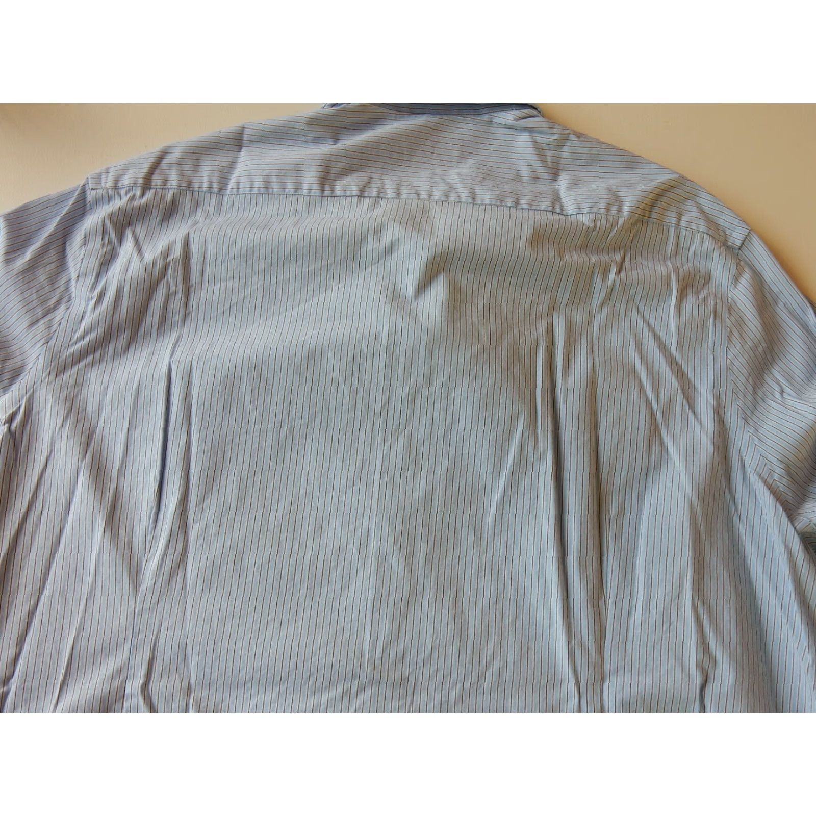 Express VINTAGE Express Men's Long Sleeve Button-Up Shirt Size XXL Blue Striped Cotton Size US XXL / EU 58 / 5 - 5 Thumbnail