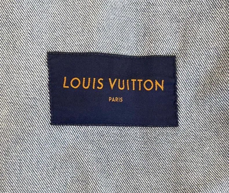 Louis Vuitton LV Vintage Distressed Denim Jacket. Size US XL / EU 56 / 4 - 5 Thumbnail