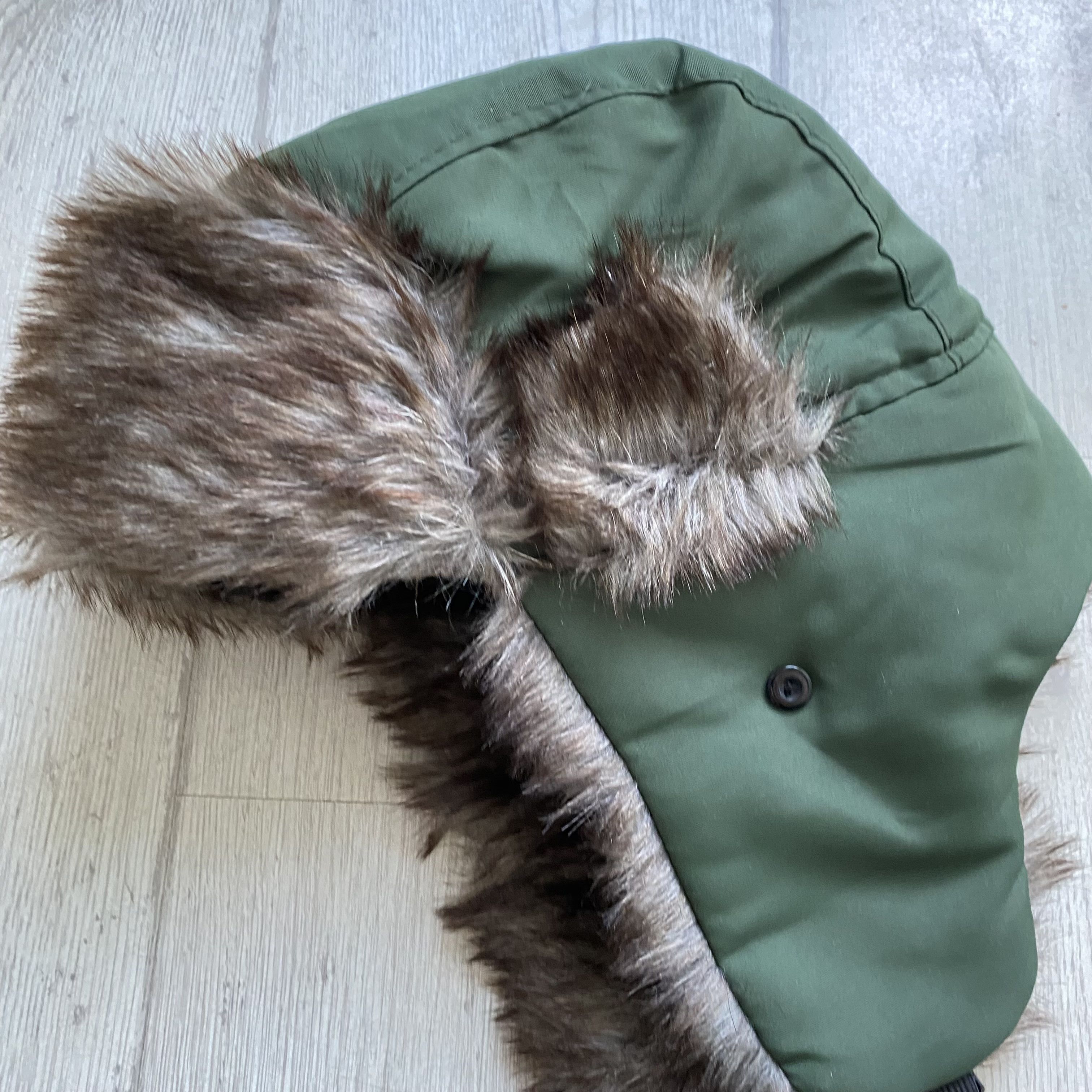 Vintage Vintage Trapper Fur Fuzzy Hat Ushanka Y2K 90s Style Size ONE SIZE - 4 Thumbnail