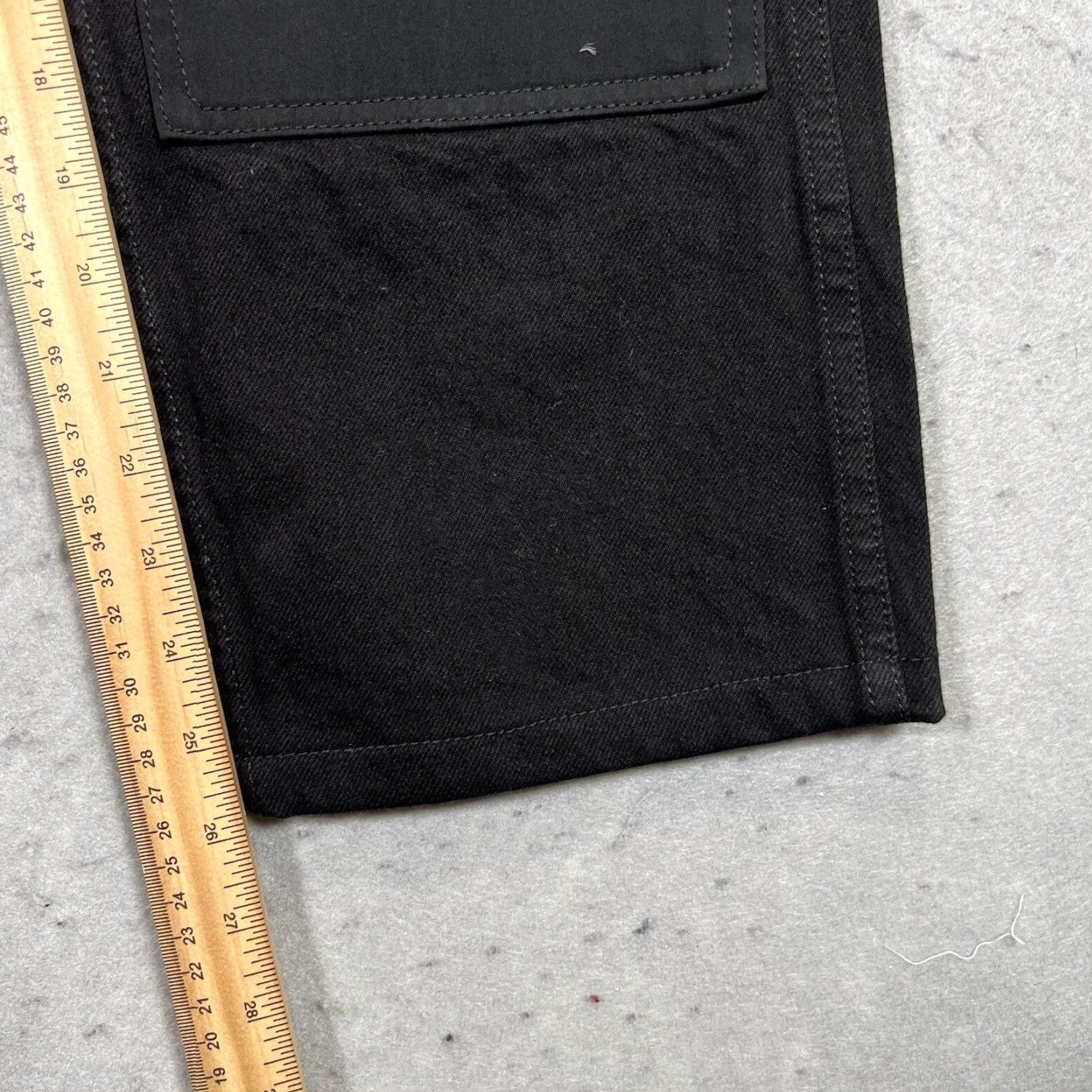 Helmut Lang Helmut Lang Jeans Men’s 30x26 Black Double Knee Utility Pants Adult Mens Regular Straight Vintage No (New with Tags) Size US 30 / EU 46 - 4 Thumbnail