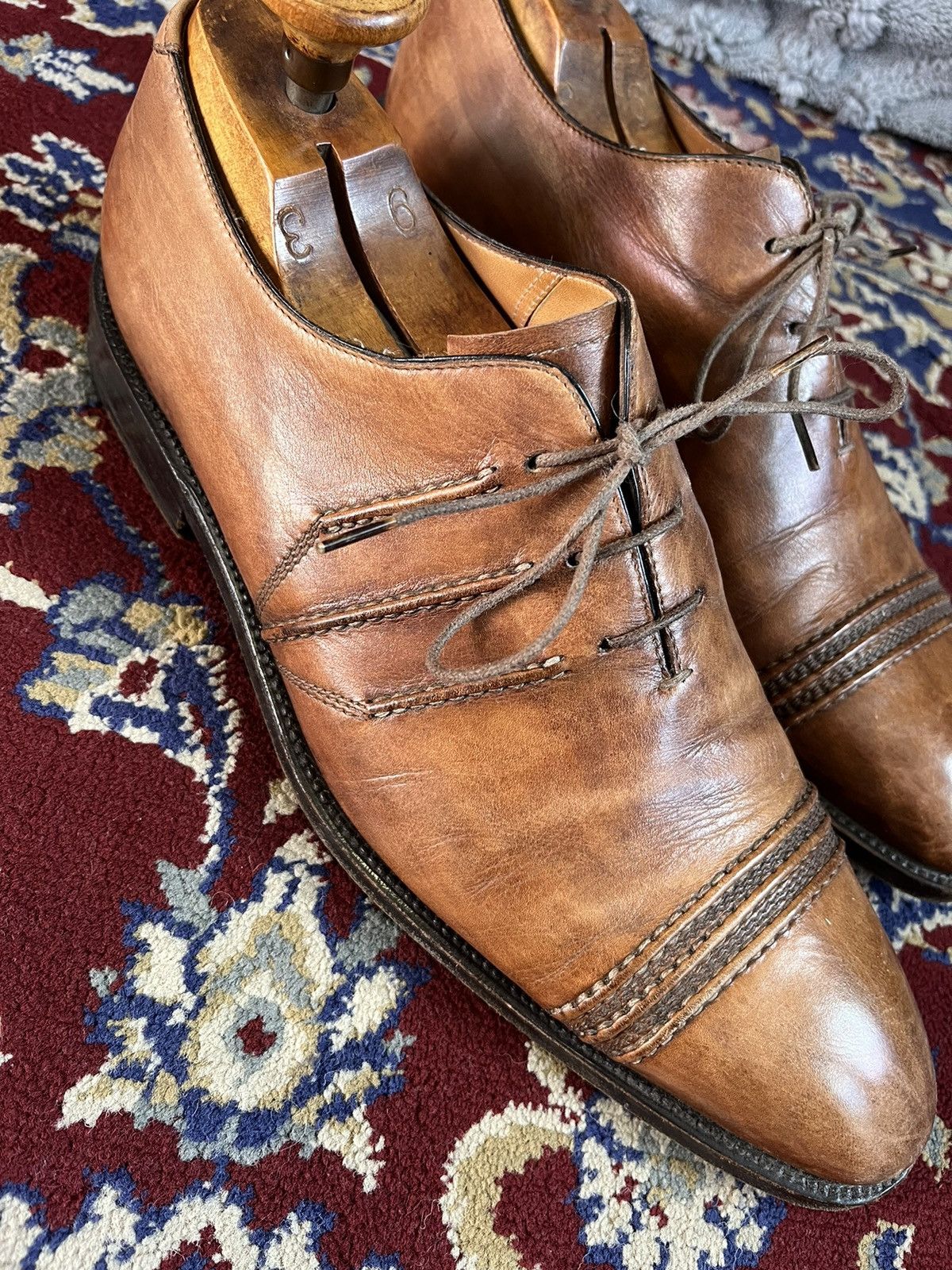 Tanino Crisci Genuine Leather Dress Shoes 43/300 Pairs