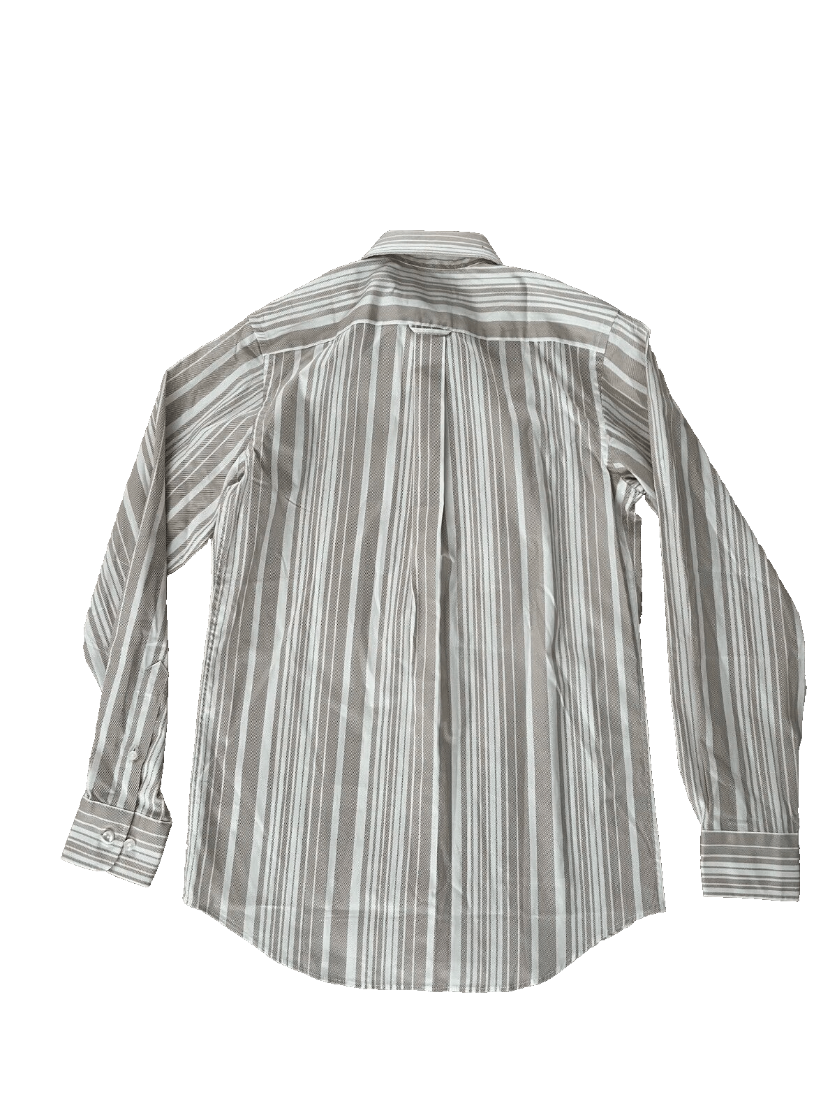 Scotch & Soda Scotch & Soda Amsterdam Stripe Button Shirt Taupe / White Size US M / EU 48-50 / 2 - 3 Thumbnail