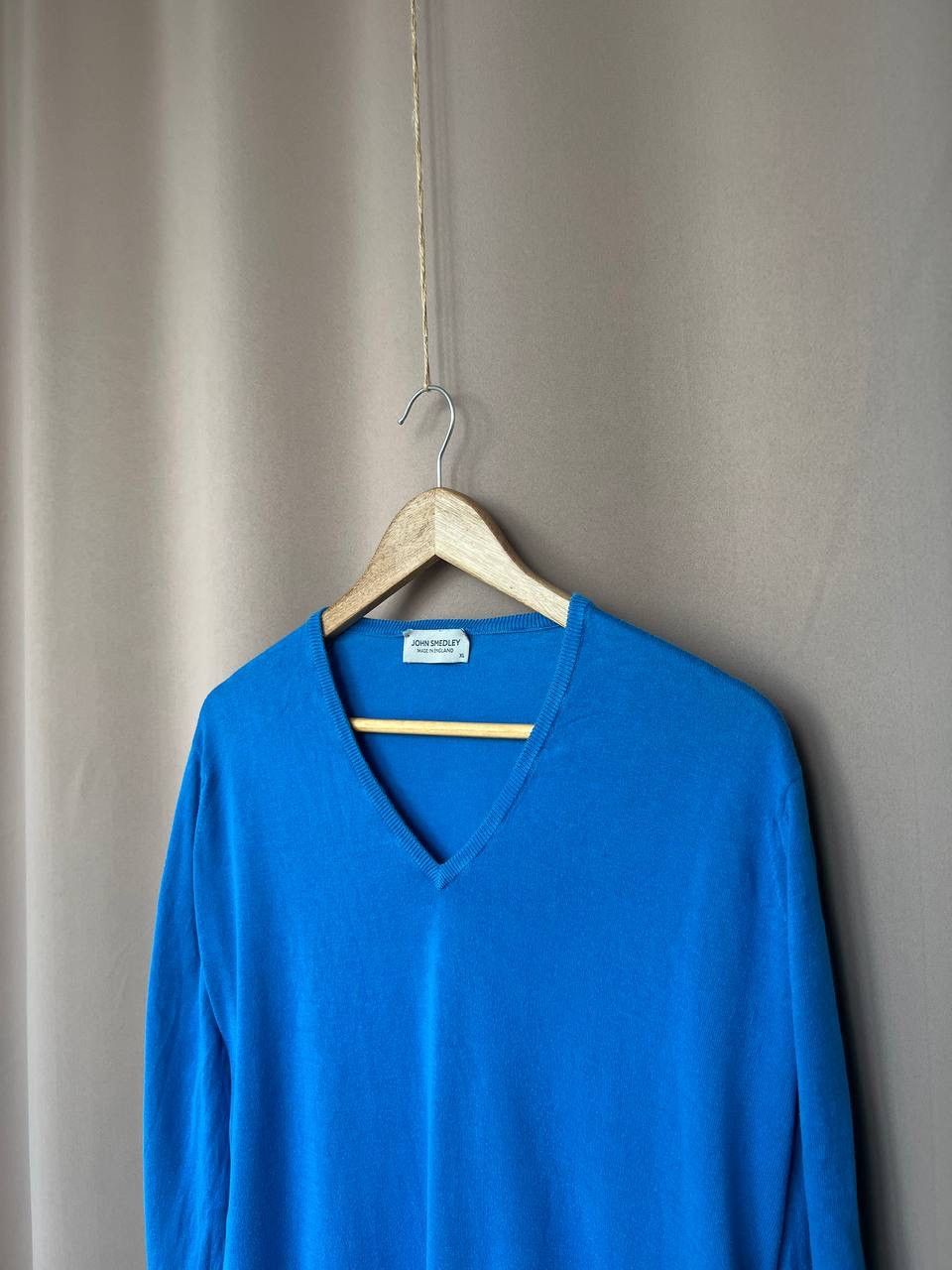 John Smedley John Smedley V-Neck Sweater Mens Size XL Jumper Size US XL / EU 56 / 4 - 4 Thumbnail
