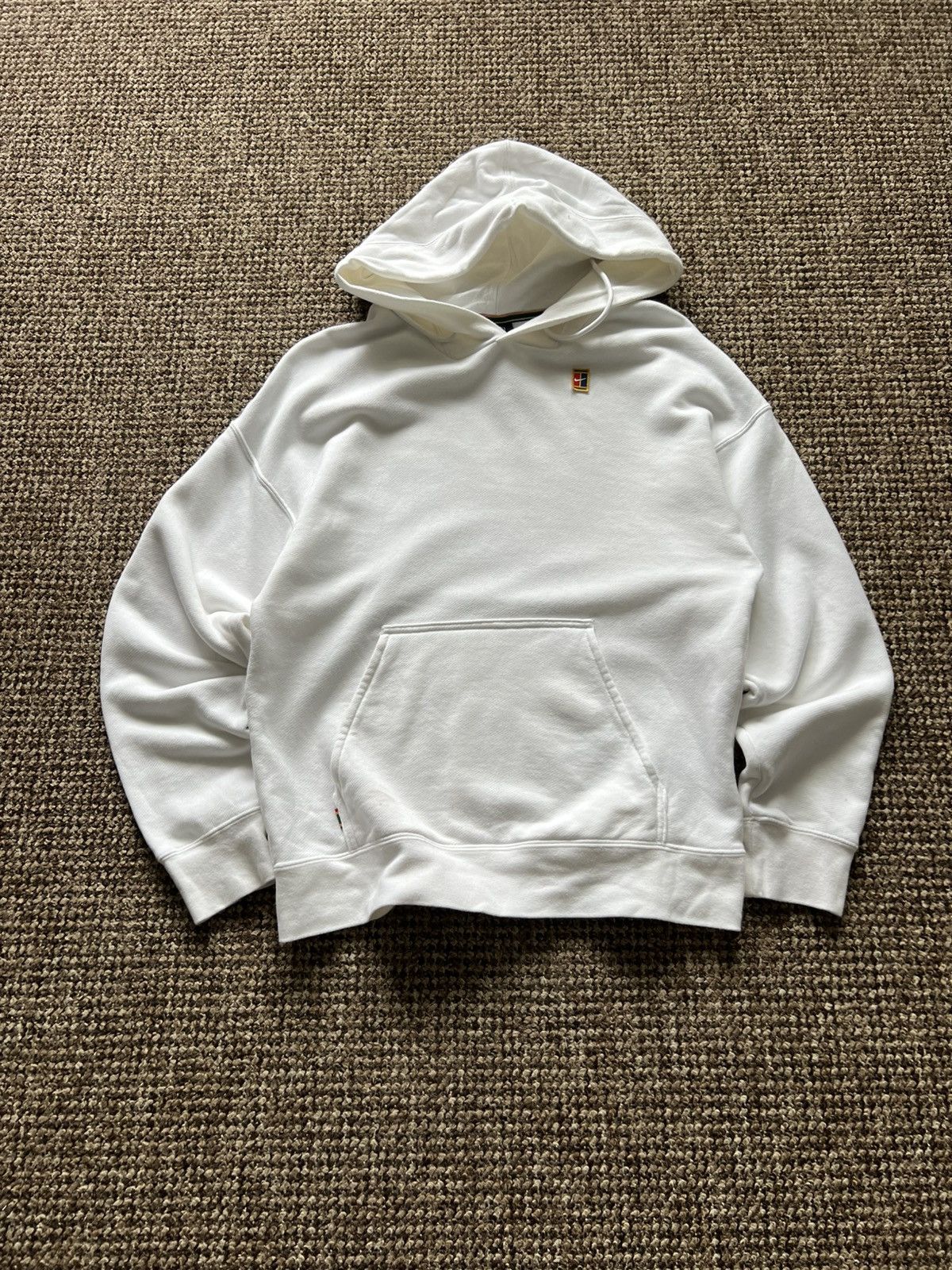 Nike 90’s NIKE VINTAGE Fleece Hoodie Court Heritage White Size US S / EU 44-46 / 1 - 2 Thumbnail