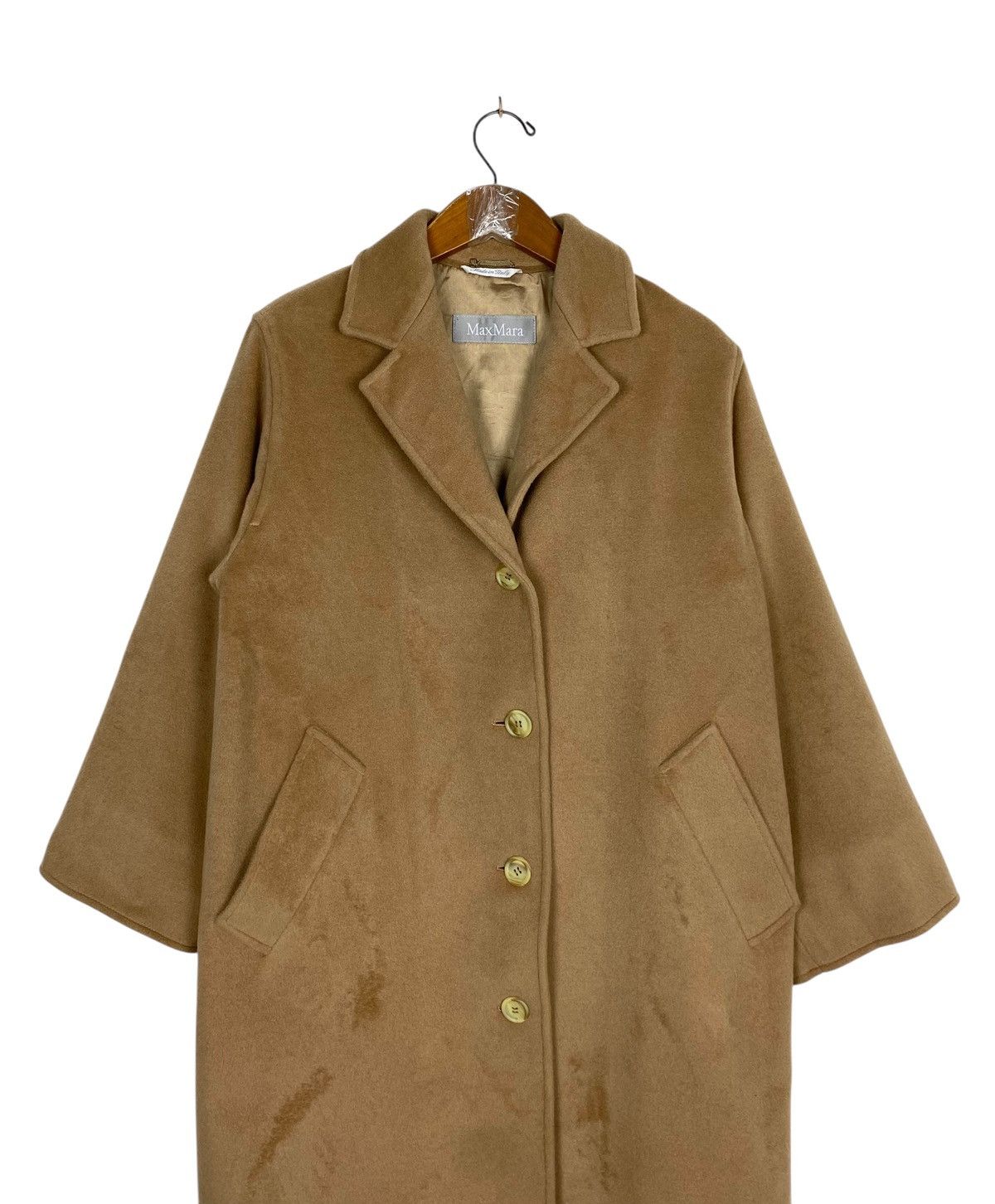 Max Mara Rare‼️ Vintage Max Mara Wool Coat Made in Italy Size M / US 6-8 / IT 42-44 - 2 Thumbnail