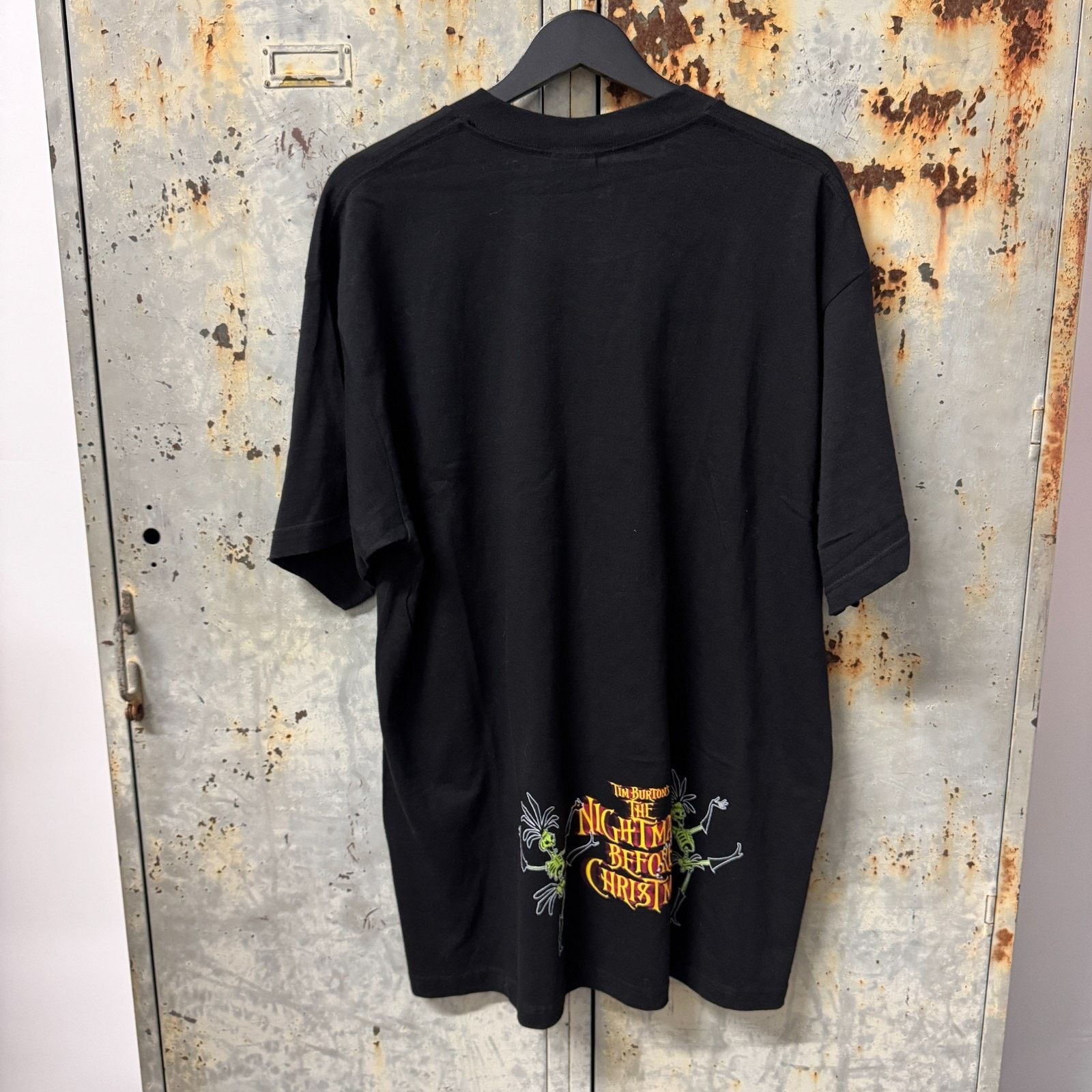 Giant Vintage 90s Nightmare Before Christmas Oogie Boogie T Shirt Size US XL / EU 56 / 4 - 4 Thumbnail