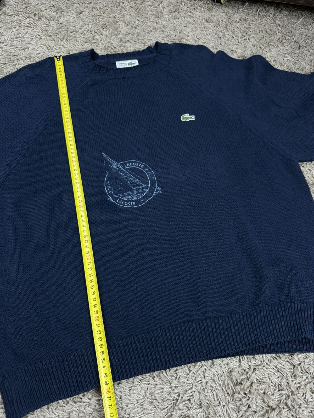 Lacoste Vintage sweater Lacoste original casual streetwear item Size US XL / EU 56 / 4 - 6 Thumbnail