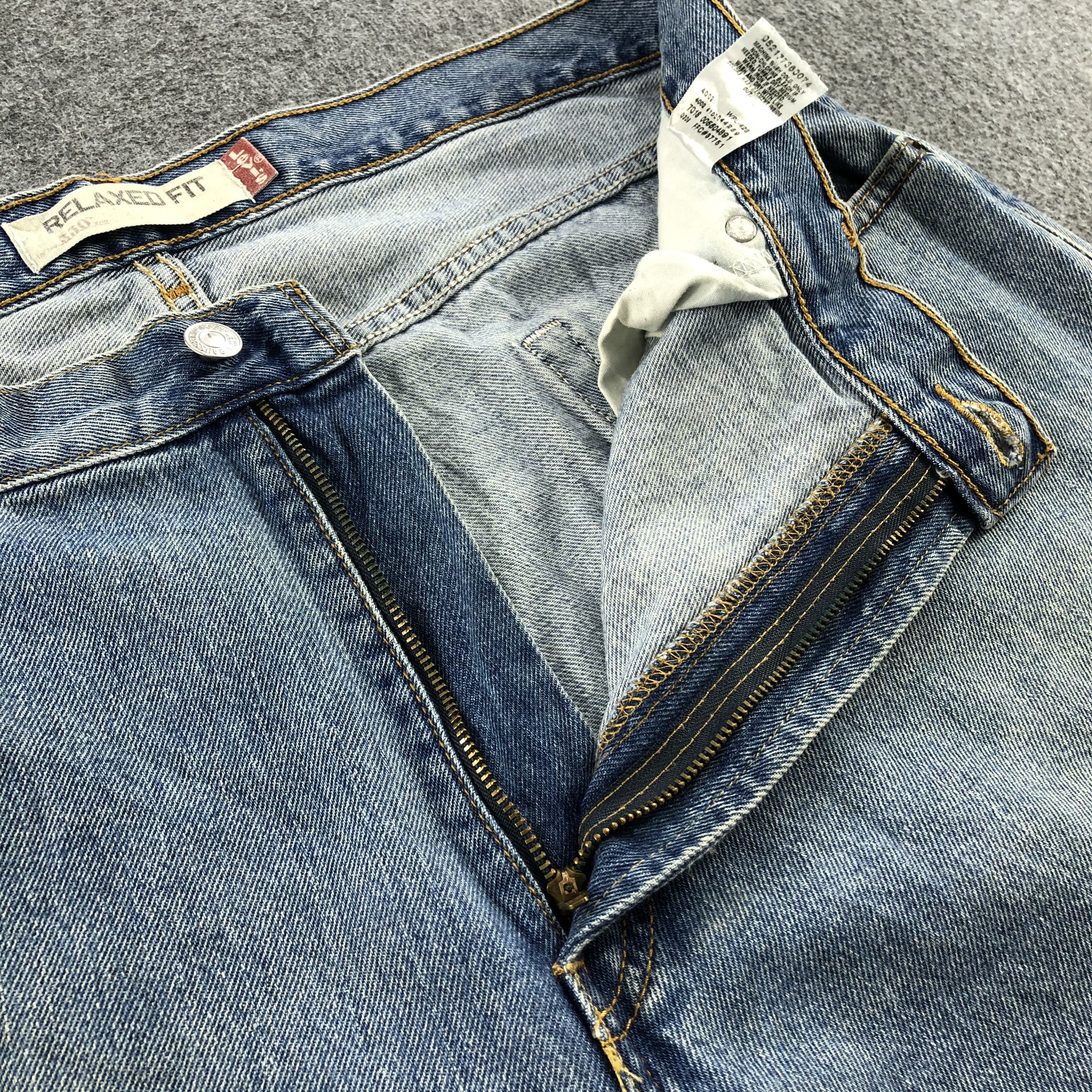 Levi's Vintage Stone Wash Levis 550 Jeans-J1292 Size US 38 / EU 54 - 7 Thumbnail