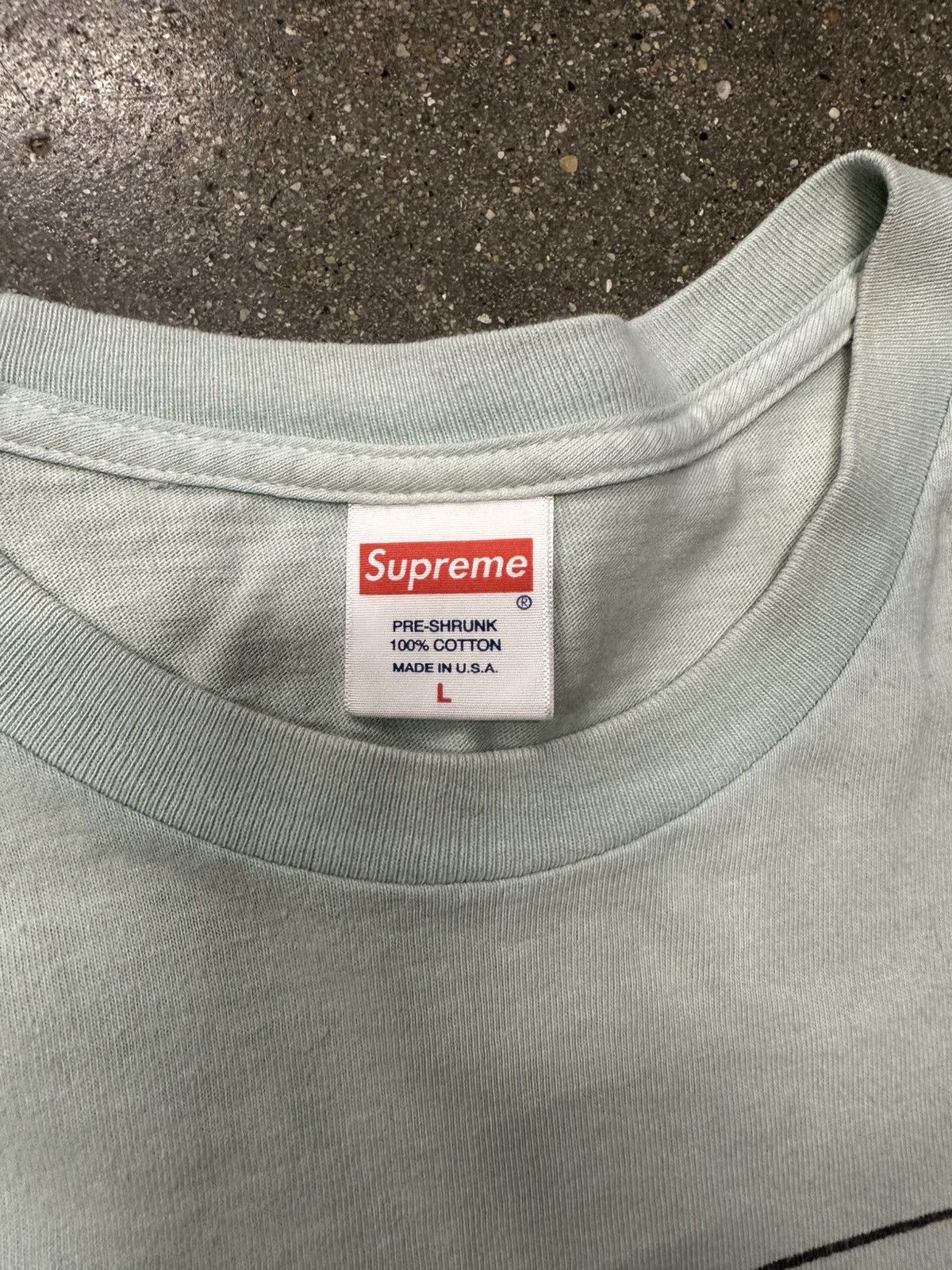 Supreme Supreme Just Say No T-Shirt Light Blue/Green Size US L / EU 52-54 / 3 - 3 Thumbnail