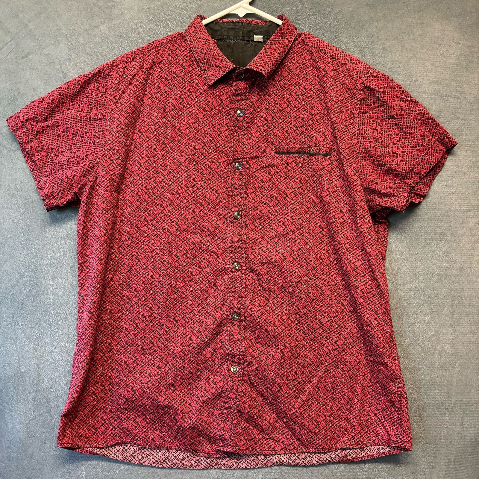 Other Vintage Casual Button Down Shirt Iridescent Button Geometric Size US L / EU 52-54 / 3 - 1 Thumbnail