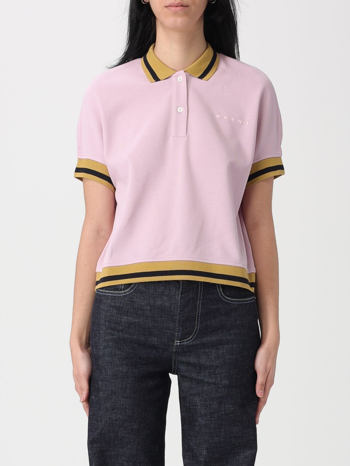 Marni Marni Polo Shirt Woman Quartz Size S / US 4 / IT 40 - 1 Thumbnail