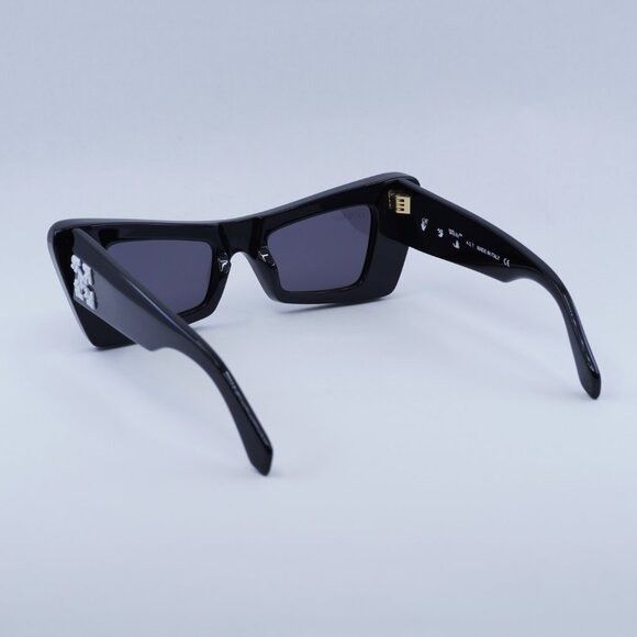 Off-White Off-White OERI027 ACCRA 1007 Sunglasses - Black Size ONE SIZE - 10 Thumbnail