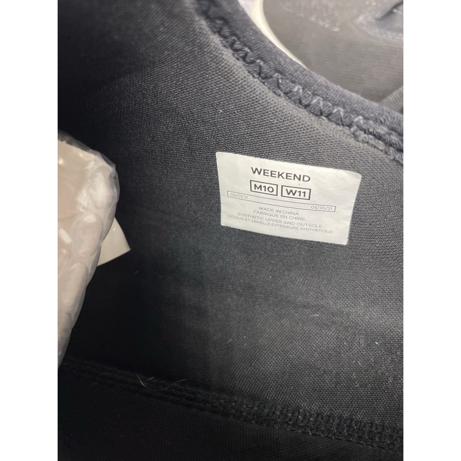 Vessi Vessi Weekend Sneaker Concrete Asphalt Black Fabric Shoes Me Size US 12 / EU 45 - 4 Thumbnail
