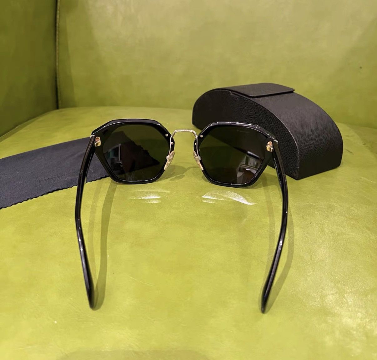 Prada Prada Irregular Sunglasses J42 Size ONE SIZE - 3 Thumbnail