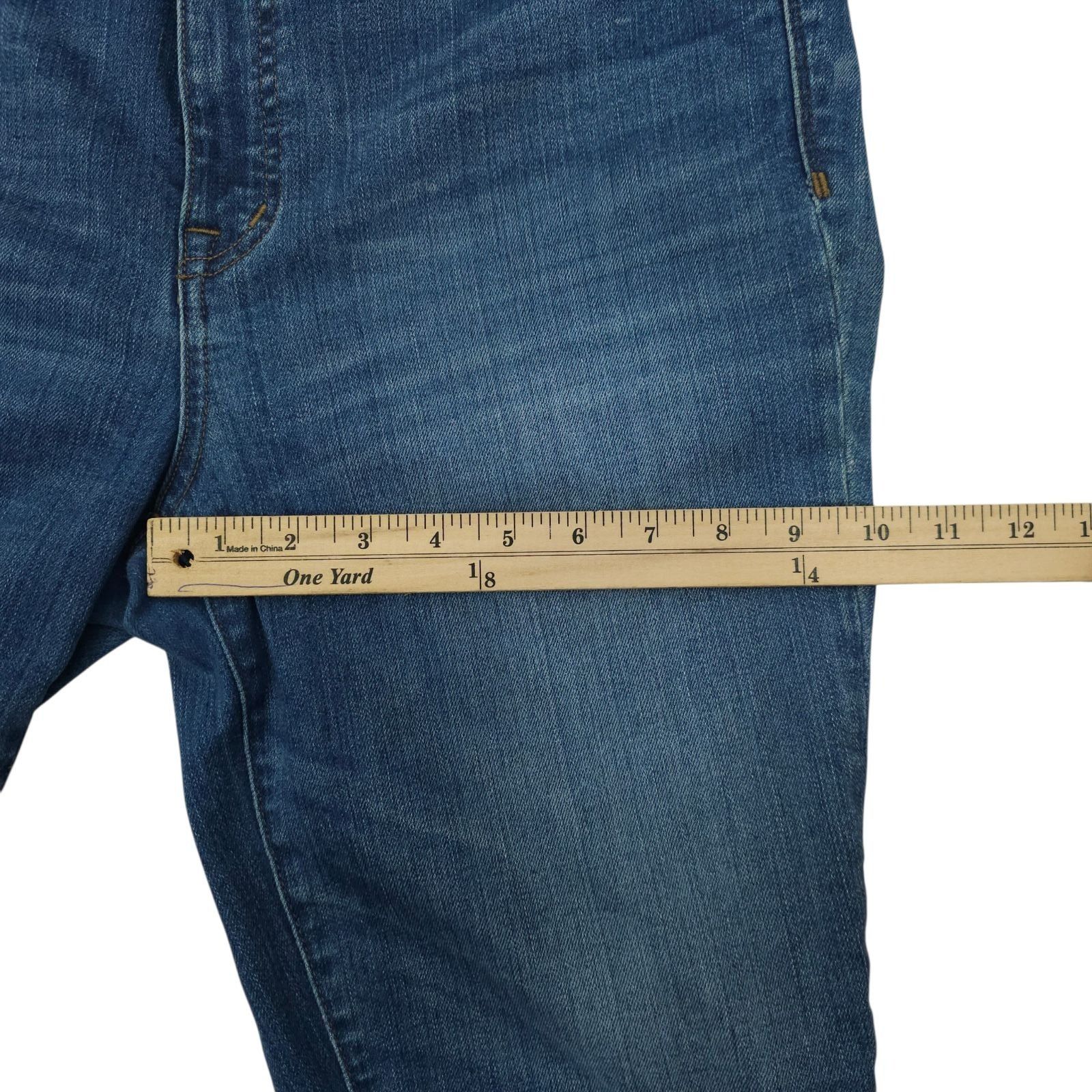 Madewell Madewell High Rise Skinny Jeans 31 Indie Sleek Medium Wash Size 33" - 6 Thumbnail