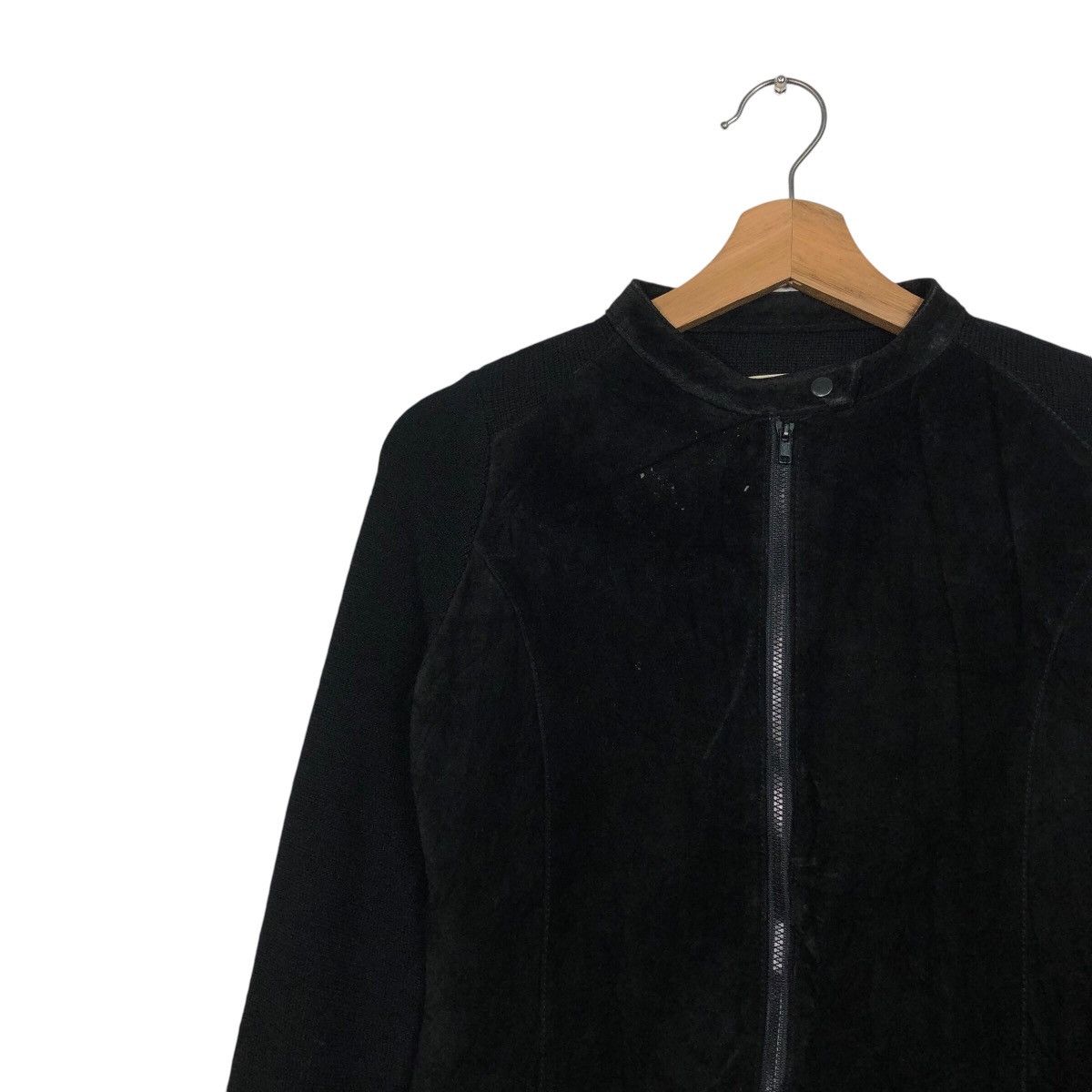 Japanese Brand 📌Cropped Zipper Biker Jacket Torrazzo Donna Size US M / EU 48-50 / 2 - 8 Thumbnail